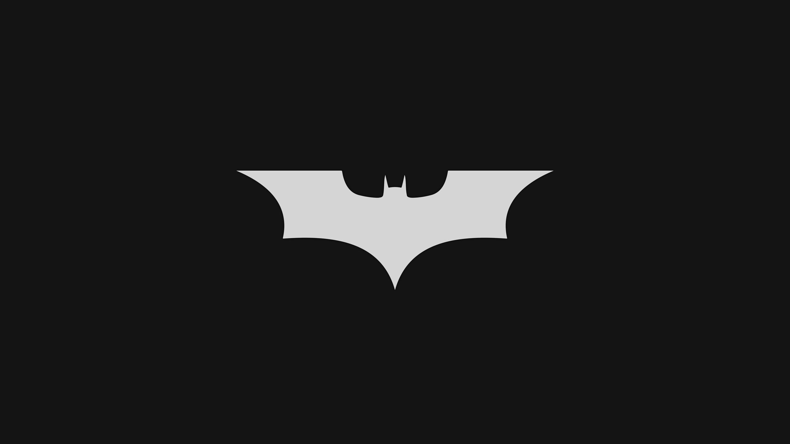 2560 x 1440 · jpeg - 2560x1440 Batman Dark Minimal Logo 4k 1440P Resolution HD 4k Wallpapers ...