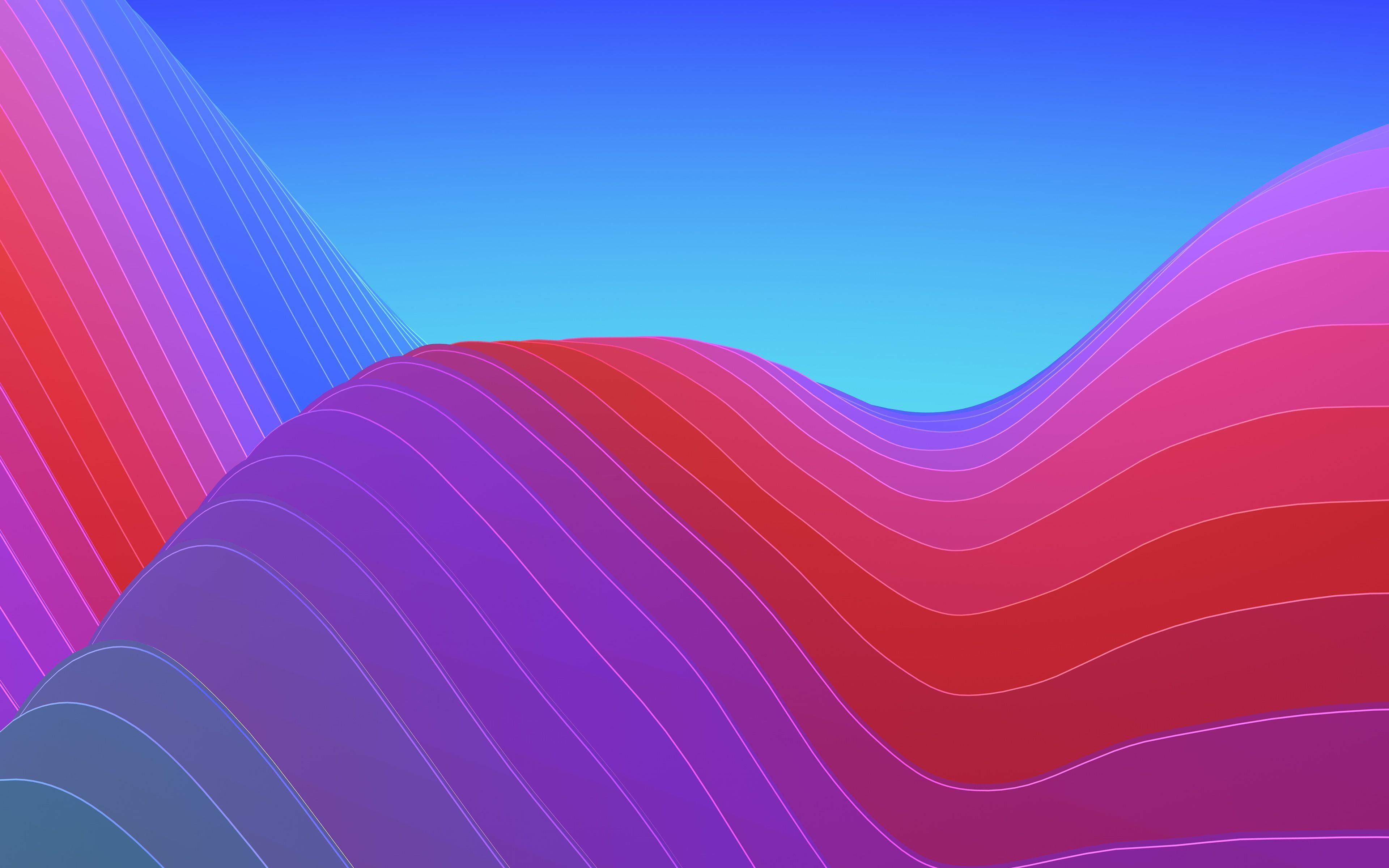 3840 x 2400 · jpeg - Colorful Abstract Waves 4K Wallpapers - Wallpaper Cave