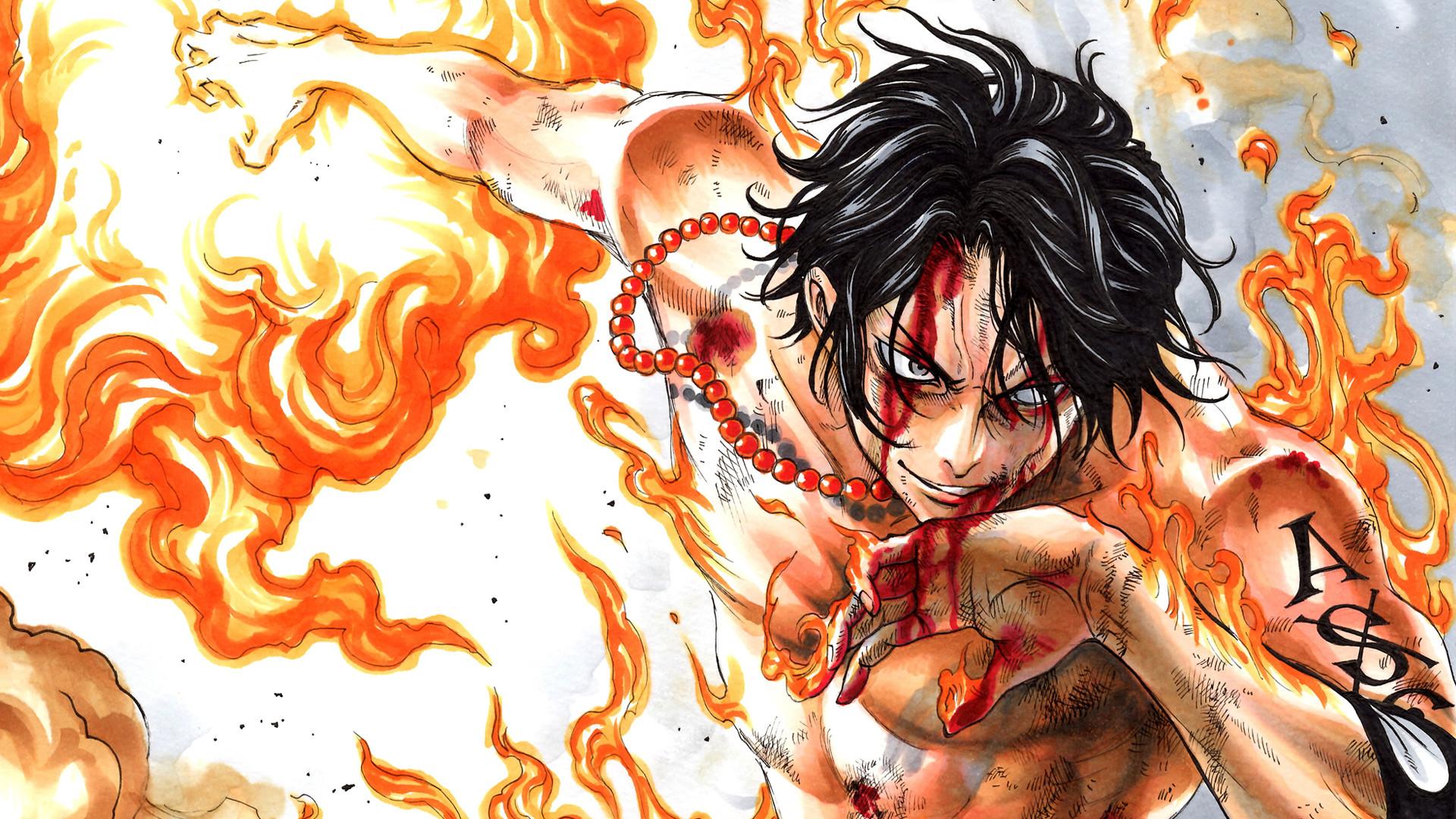 1920 x 1080 · jpeg - One Piece Ace Wallpaper (69+ images)