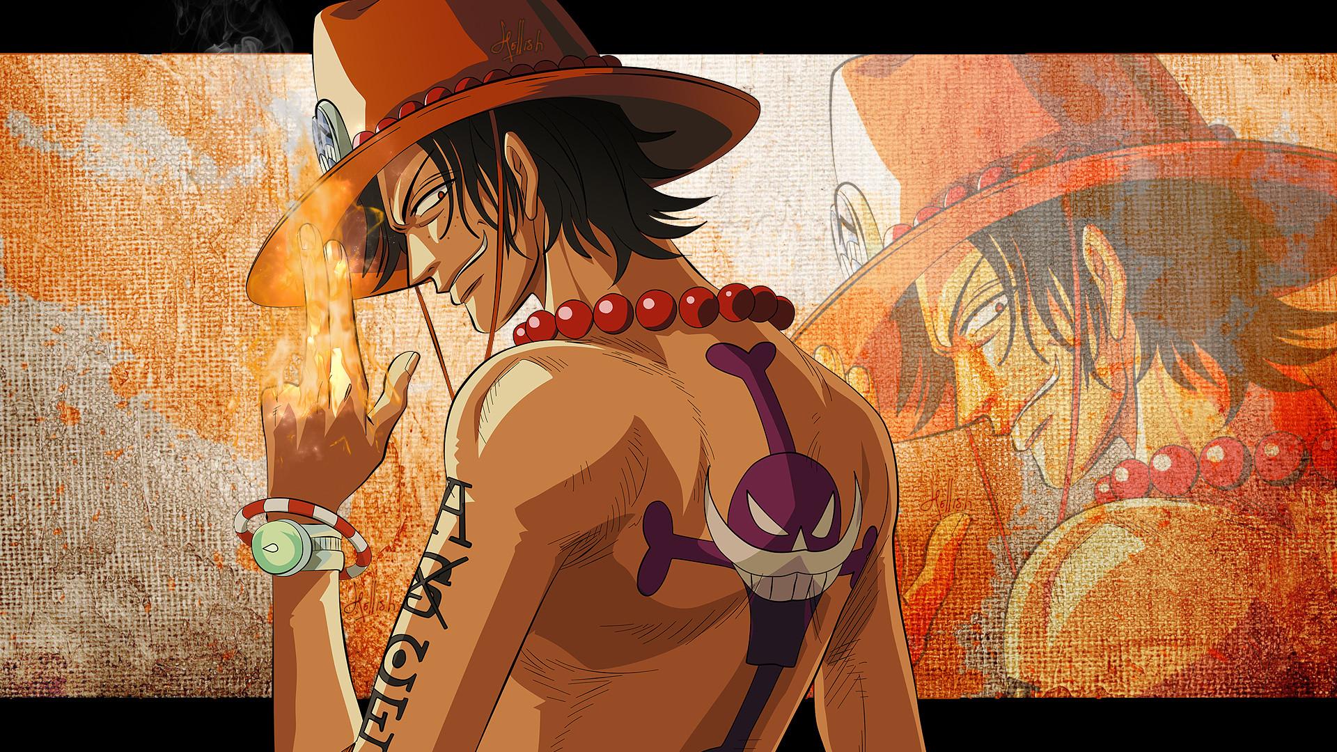 1920 x 1080 · jpeg - One Piece Ace Wallpaper (69+ images)