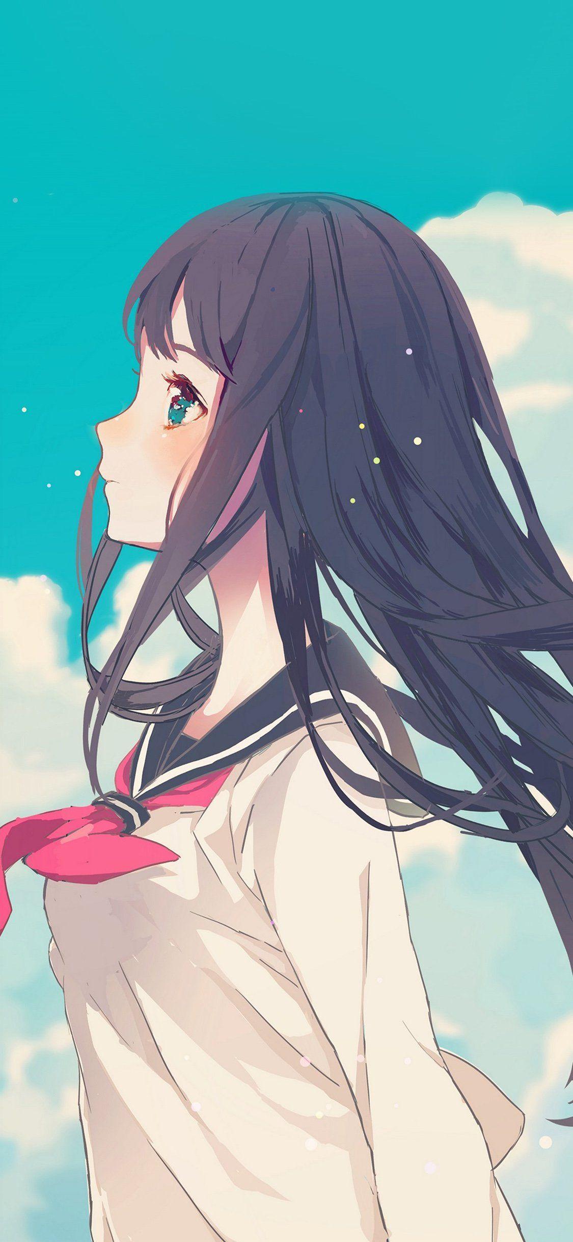 1125 x 2436 · jpeg - Iphone Aesthetic Anime Girl Wallpaper  MyNiceWall.COM
