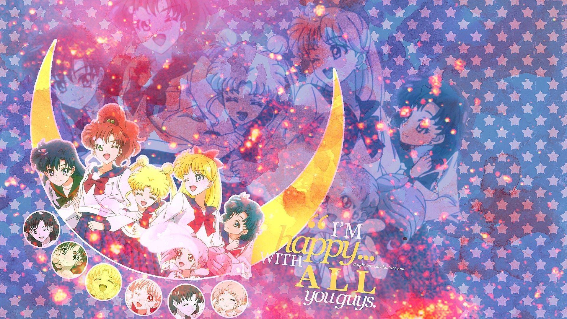 1920 x 1080 · jpeg - Aesthetic Sailor Moon Laptop Wallpapers - Wallpaper Cave