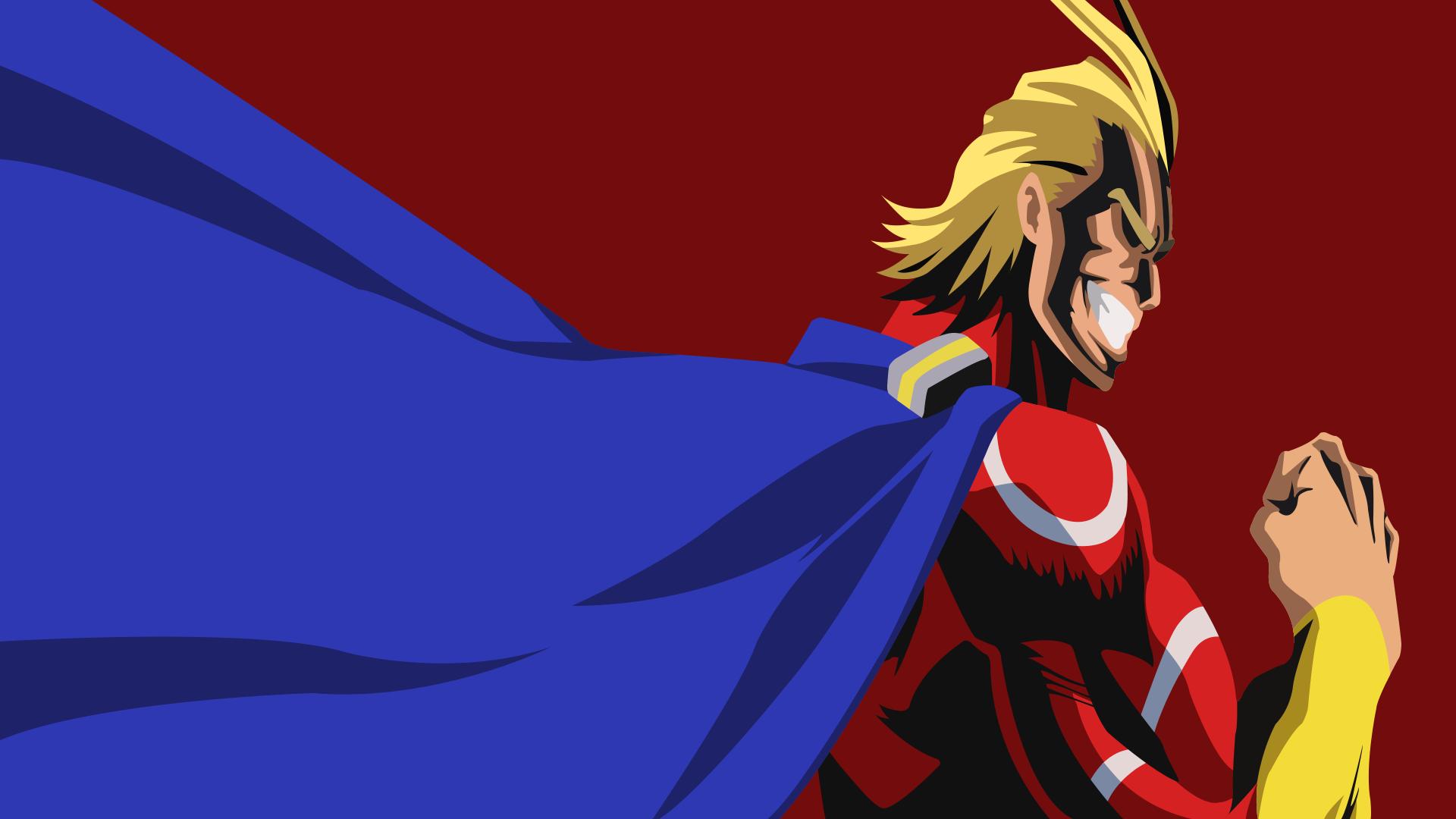 1920 x 1080 · png - All Might from My Hero Academia Wallpaper for Dekstop HD Wallpaper ...