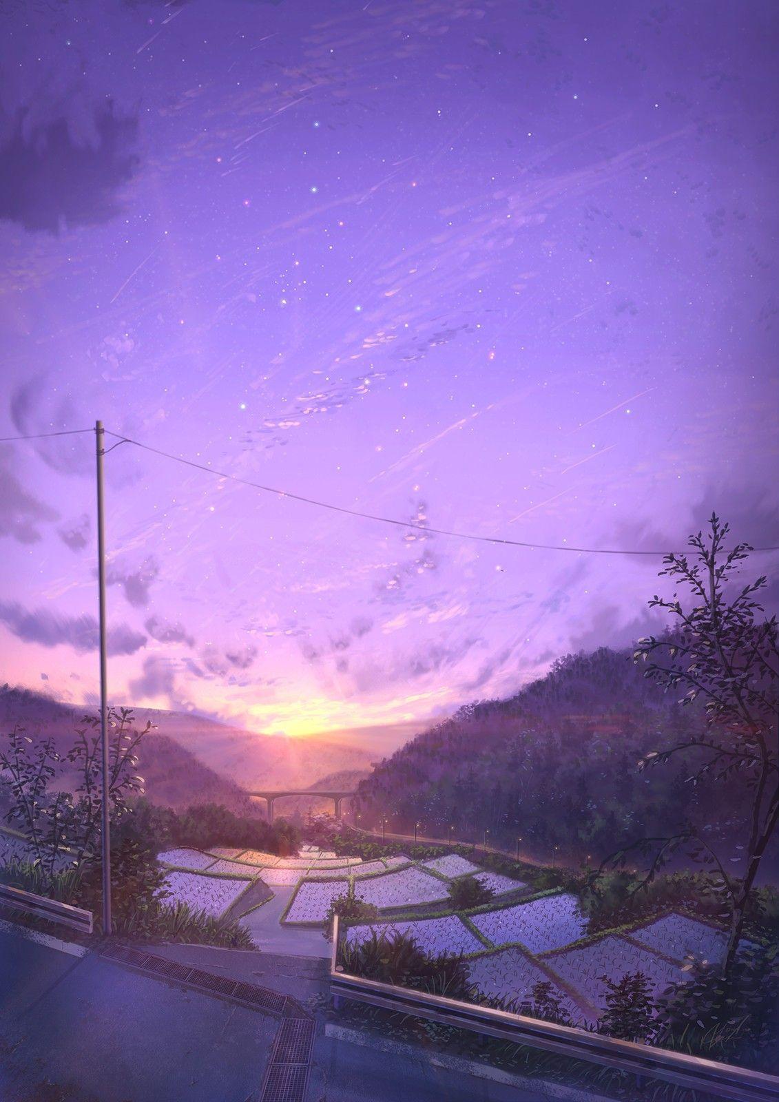 1131 x 1600 · jpeg - Aesthetic Sky Anime Wallpapers - Wallpaper Cave