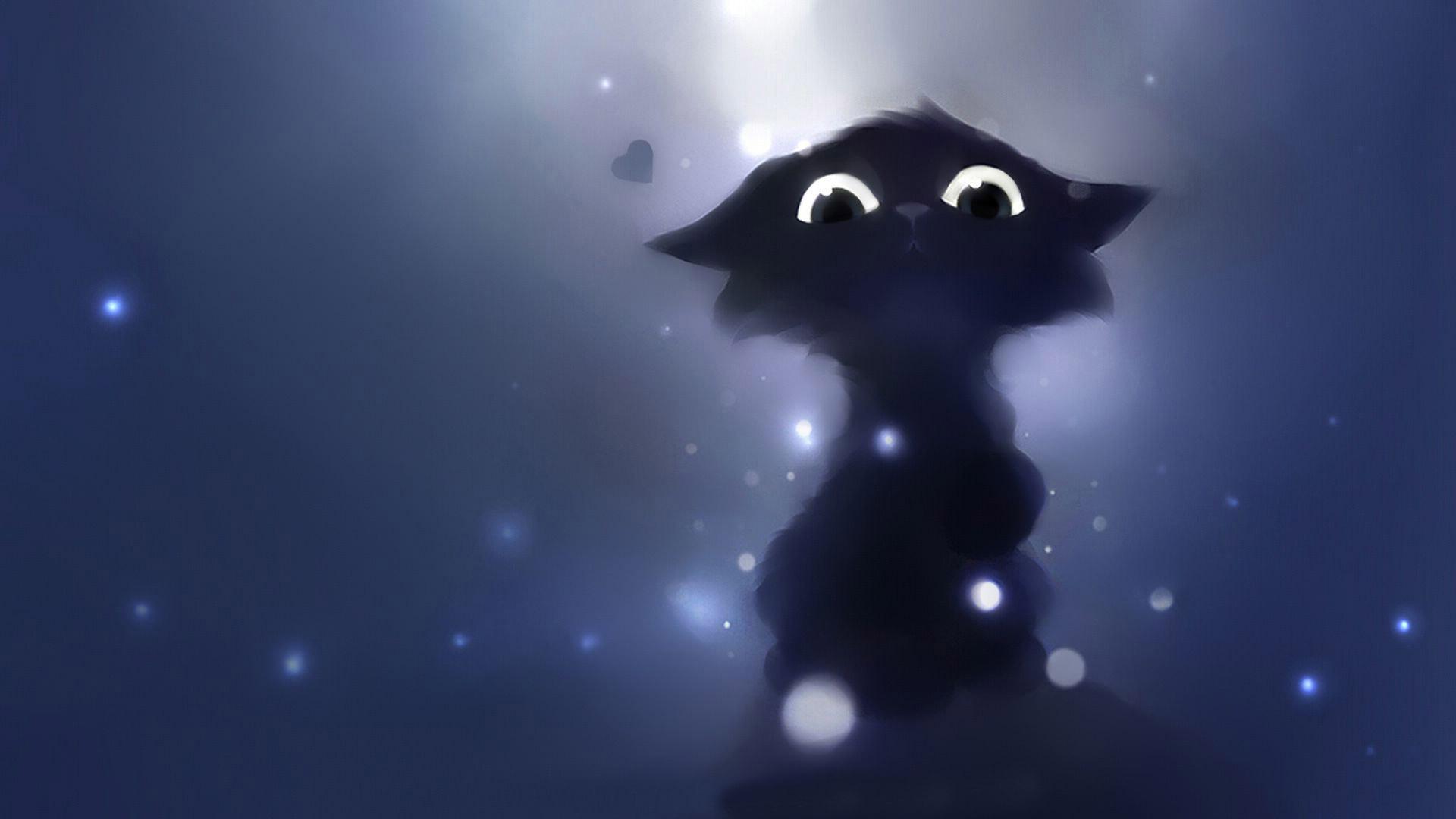 1920 x 1080 · jpeg - HD Anime Cat Background | PixelsTalk