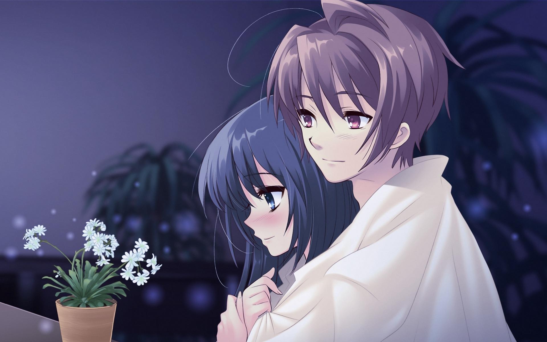 1920 x 1200 · jpeg - Download Free Cute Anime Couple Backgrounds | PixelsTalk