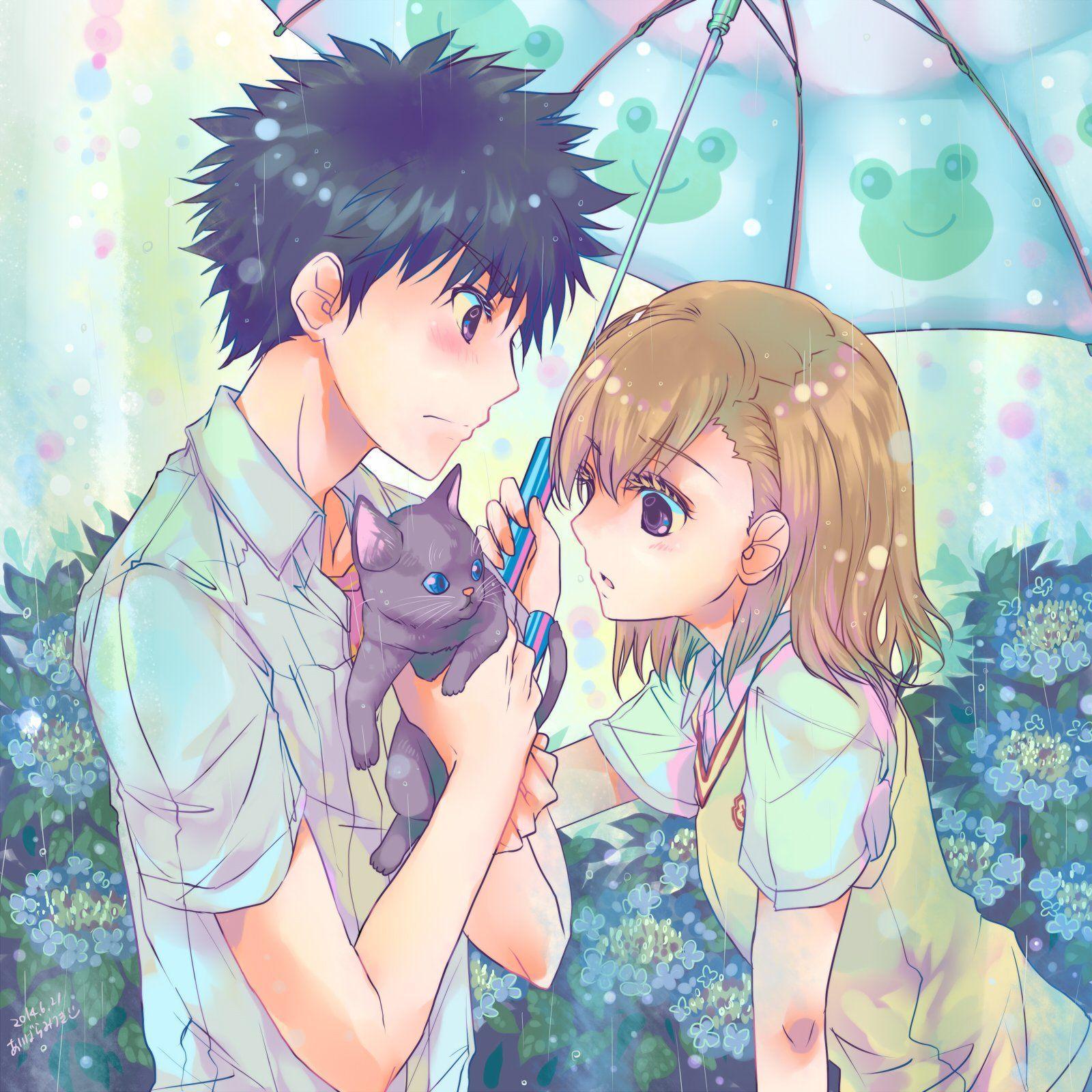 1600 x 1600 · jpeg - Cute Anime Couples Wallpapers - Wallpaper Cave