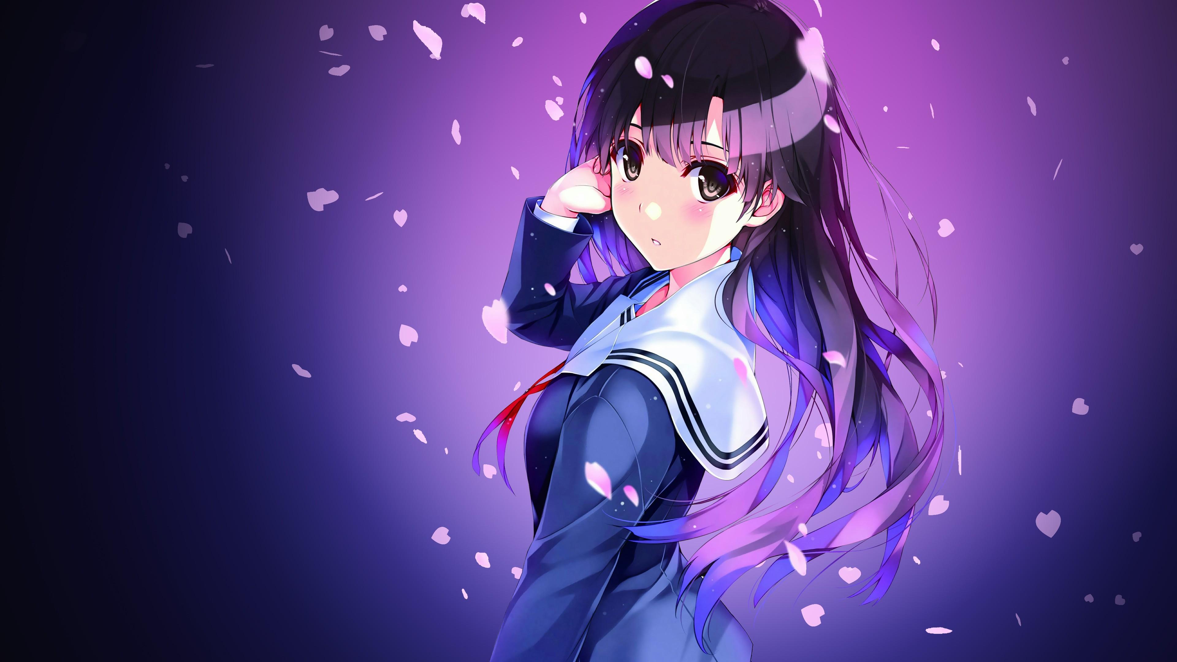 3840 x 2160 · jpeg - Anime Girl wallpaper HD 1 Download free cool full HD wallpapers for ...