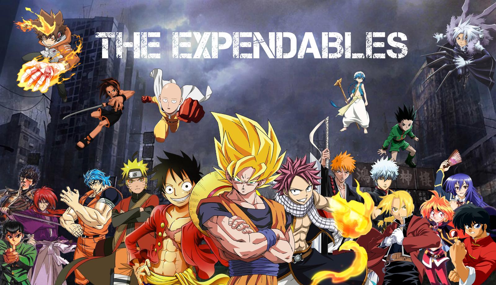 1599 x 919 · png - Anime Mix - The Expendables by NekoTheOtaku on DeviantArt