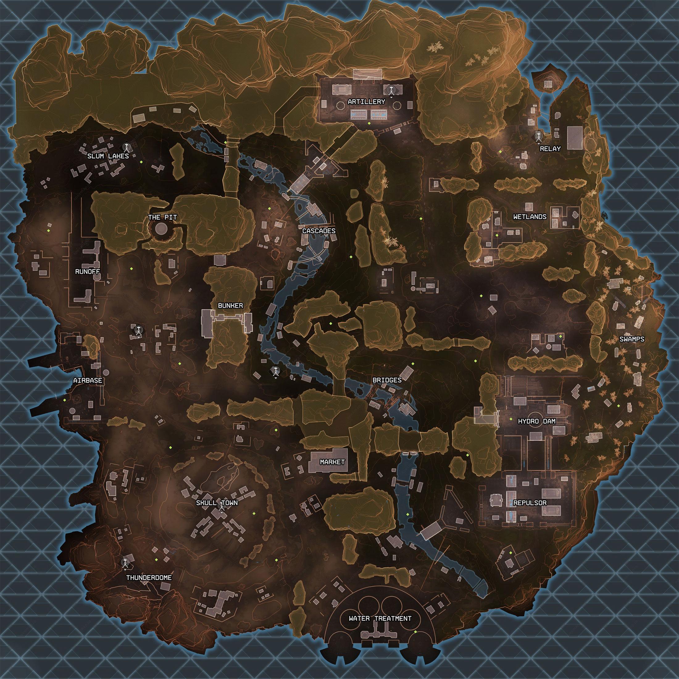 2200 x 2200 · jpeg - Apex Legends Map Guide - Locations, Names, Loot Tiers - Pro Game Guides
