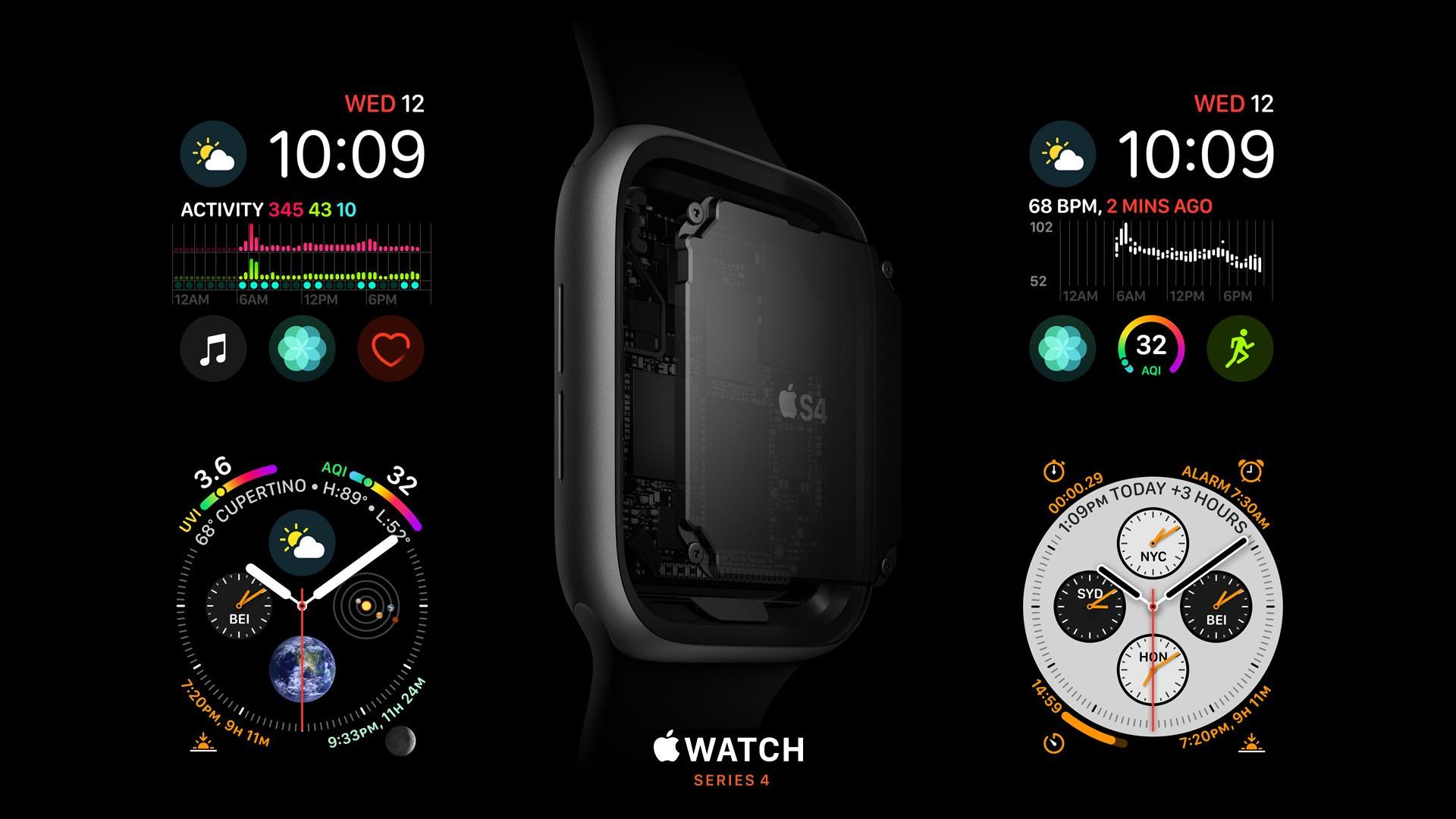 1920 x 1080 · jpeg - Wallpaper Apple Watch Series 4, S4, Apple September 2018 Event, Hi-Tech ...