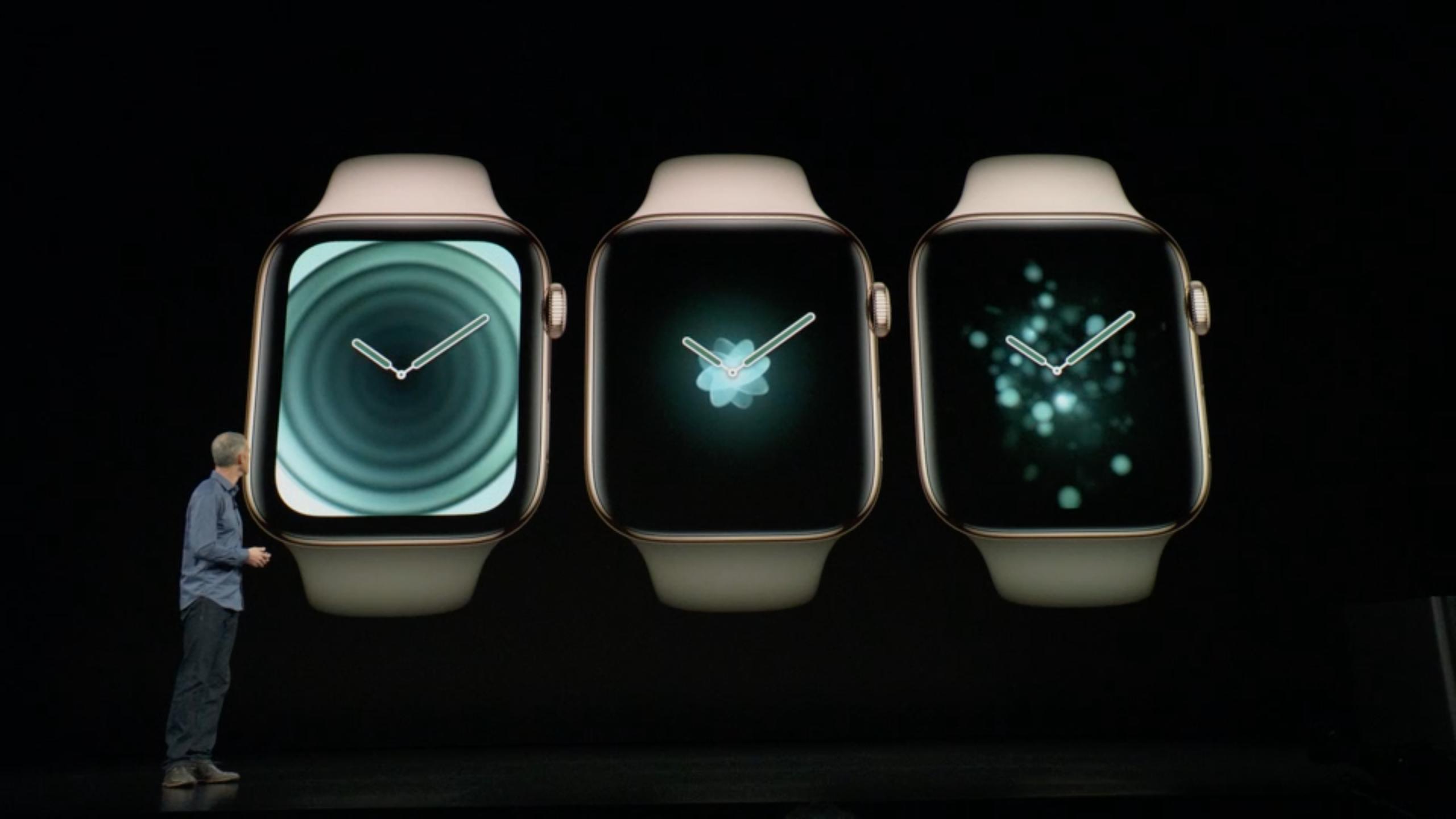 2560 x 1440 · png - Apple introduces the Apple Watch Series 4, includes new watch faces