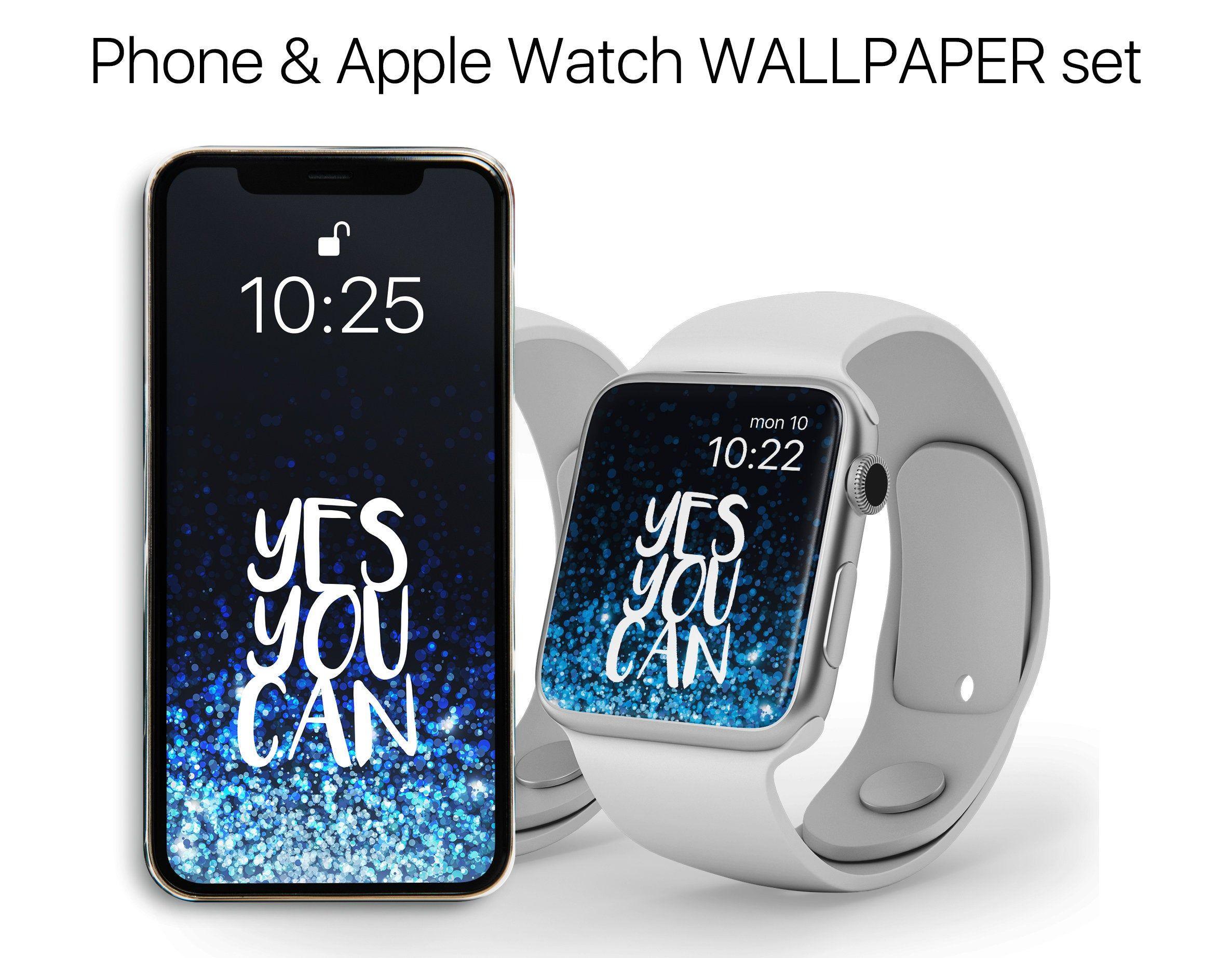 2373 x 1844 · jpeg - IPhone Wallpaper and Apple Watch Wallpaper Wallpaper Set | Etsy in 2020 ...