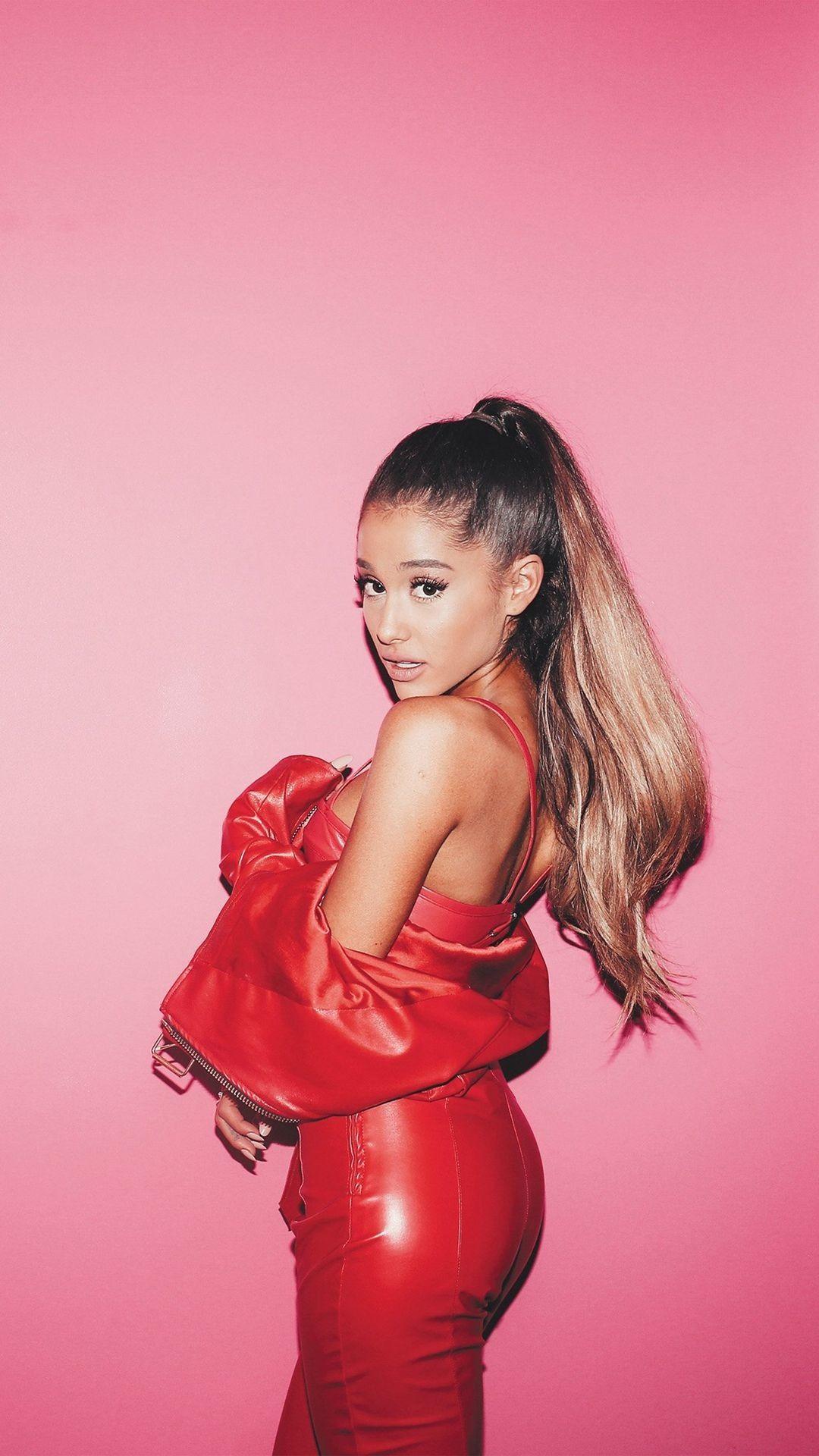 1080 x 1920 · jpeg - 1080x1920 Ariana Grande Pink Pose Music Girl iPhone 6 wallpaper | Tapety