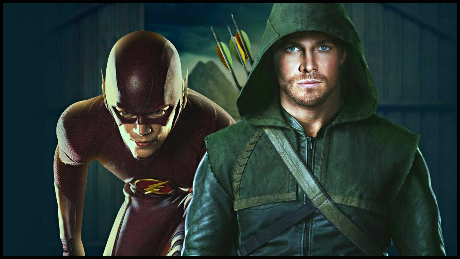 1600 x 900 · jpeg - The Flash and Arrow crossover - The Flash (CW) Wallpaper (37771514 ...