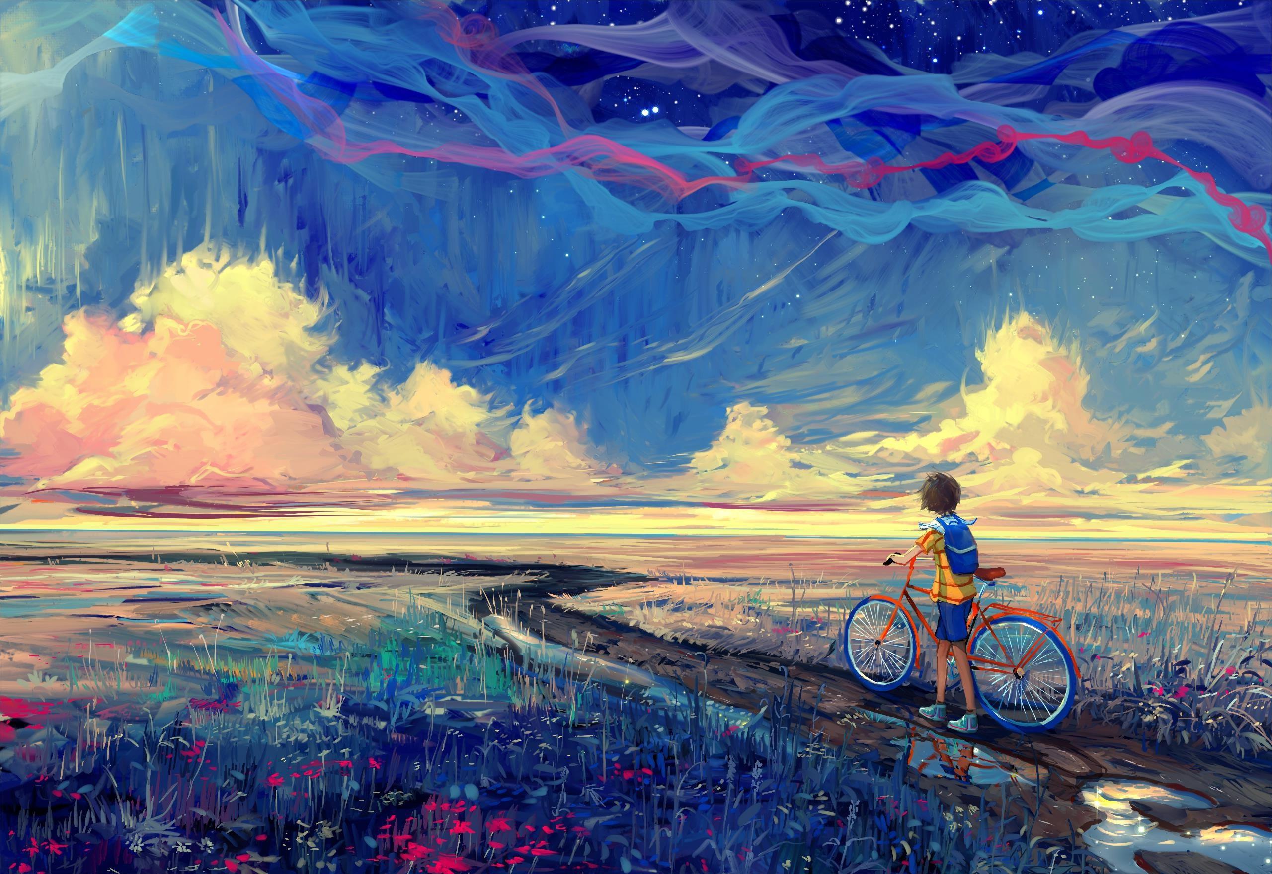 2560 x 1760 · jpeg - bicycle, Artwork, Fantasy Art Wallpapers HD / Desktop and Mobile ...