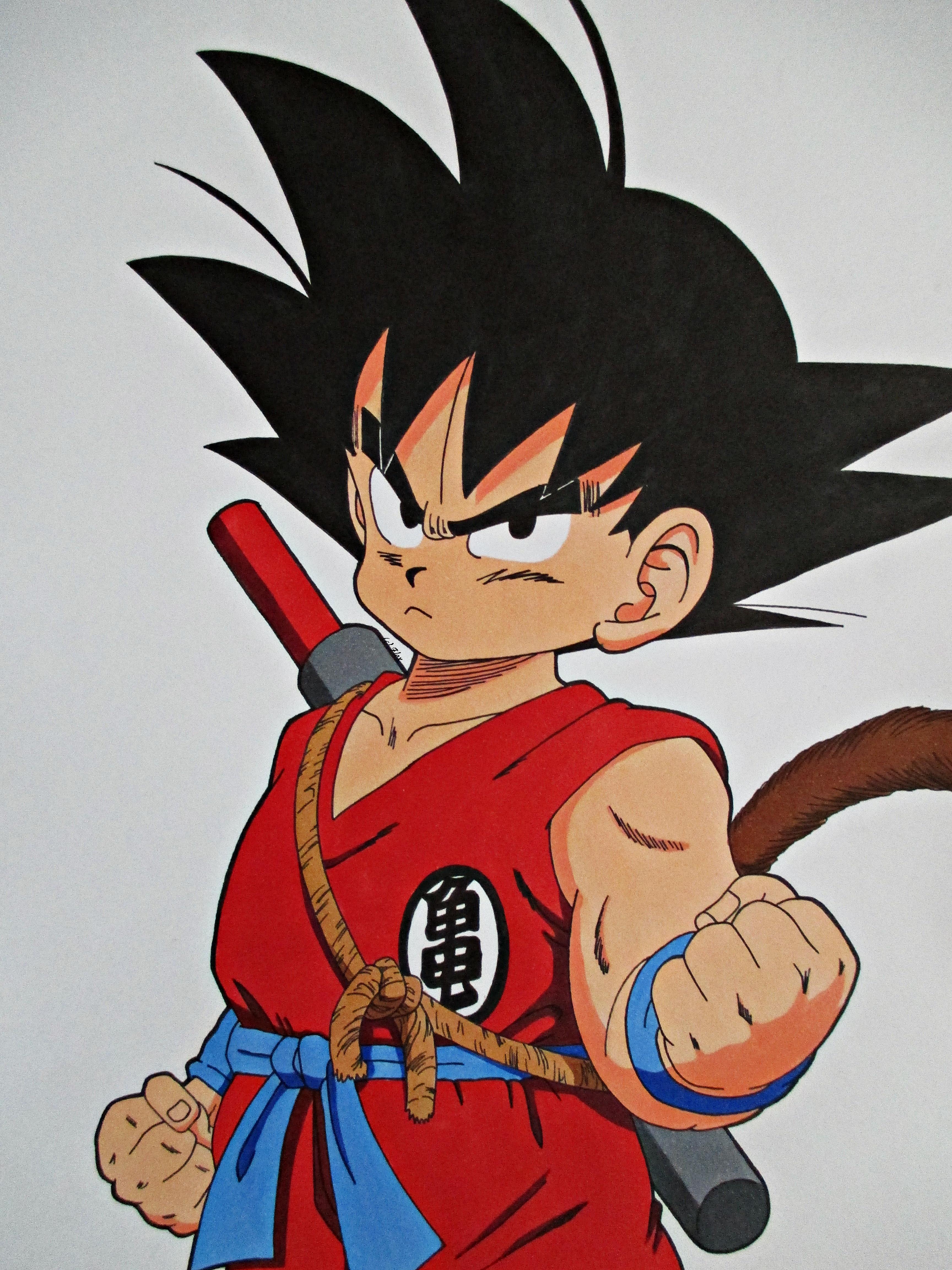 3456 x 4608 · jpeg - The Little Hero - Kid Goku by SakakiTheMastermind on DeviantArt