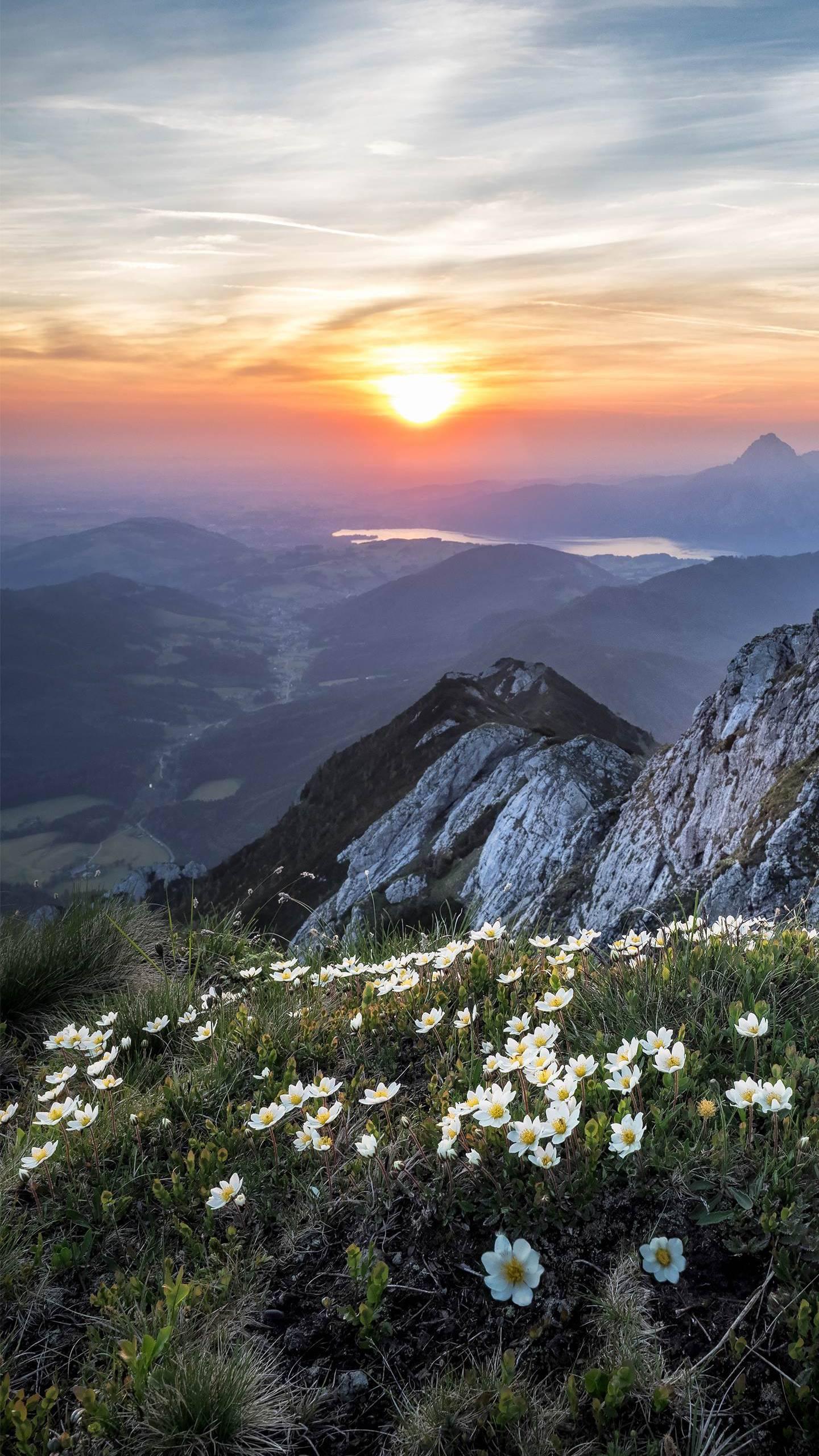 1440 x 2559 · jpeg - Nature Beautiful Sunrise City from Mountain iPhone Wallpaper - iPhone ...