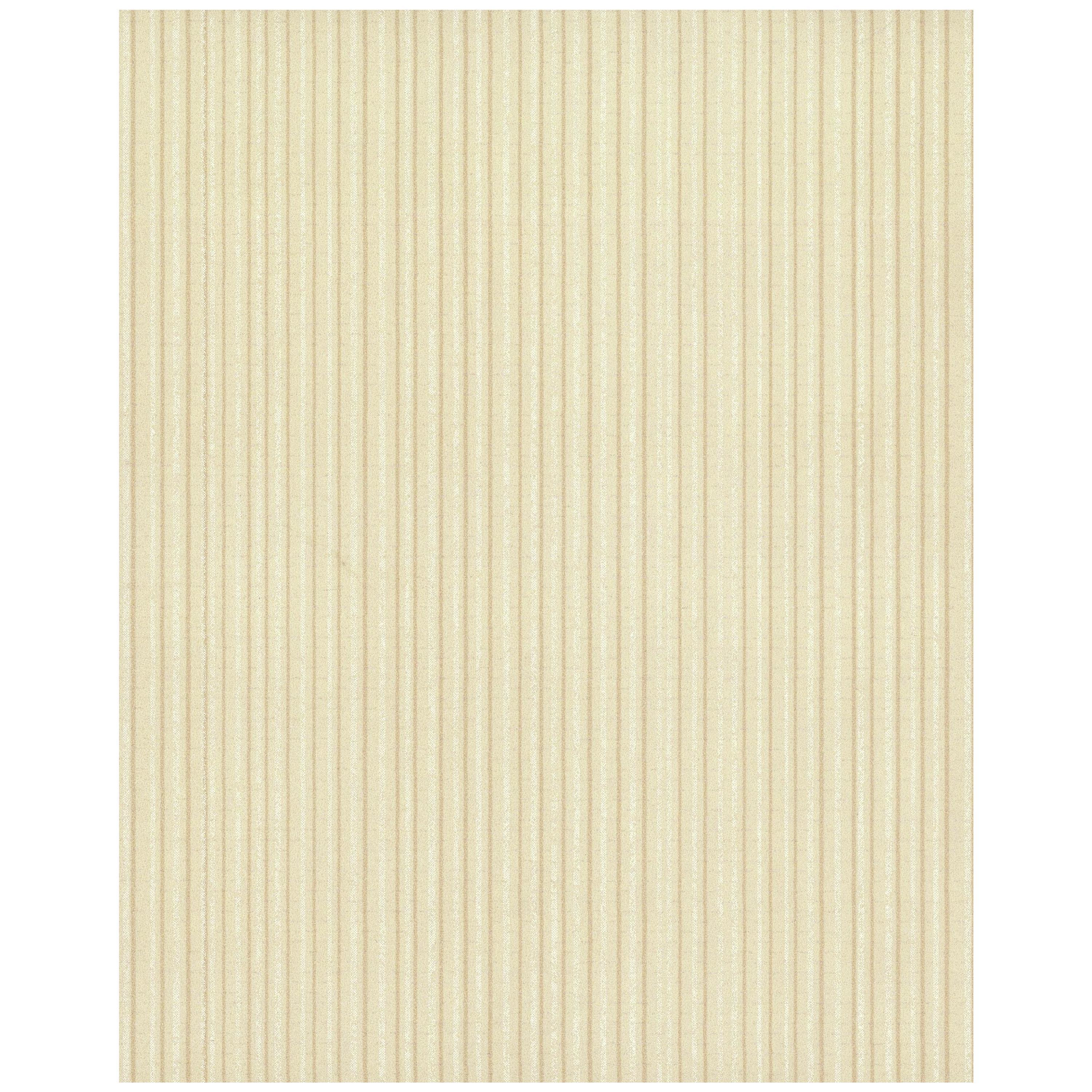 3000 x 3000 · jpeg - York Wallcoverings Ticking Stripe Beige Non-Woven Wallpaper - Walmart ...