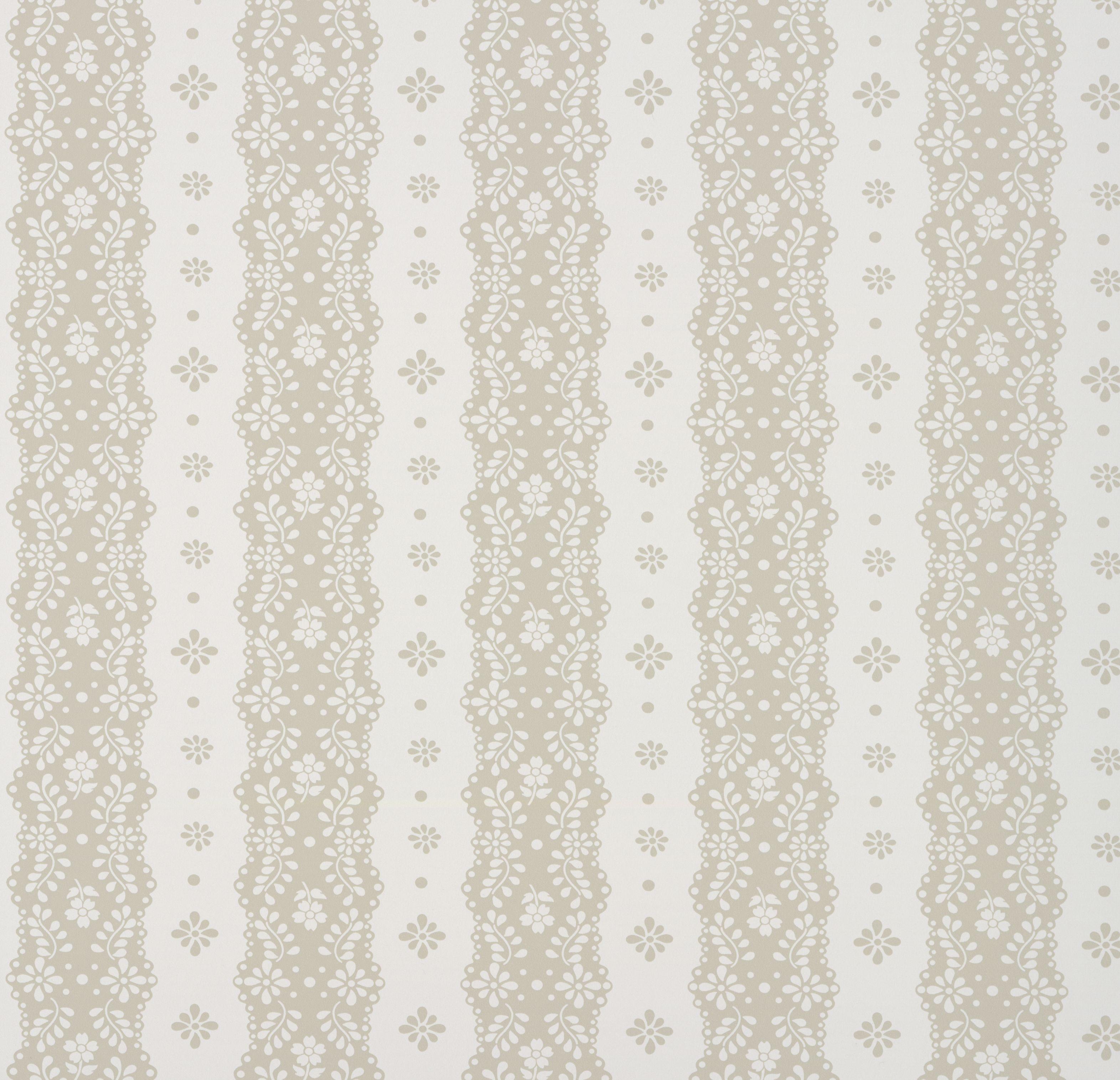 3142 x 3030 · jpeg - Bloompapers - Dentelle stripe beige wallpaper