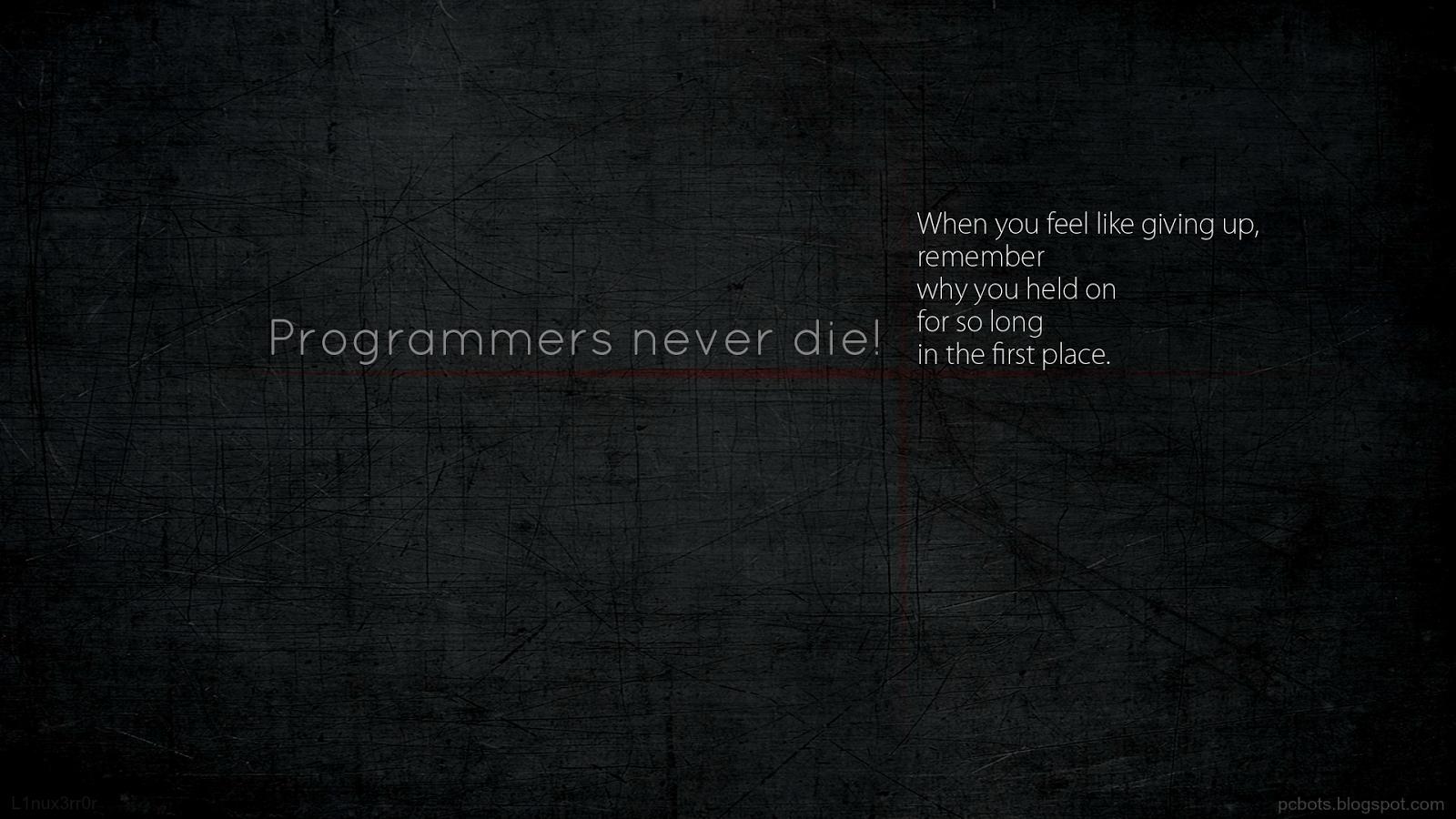 1600 x 900 · png - Programmers And Coders Wallpapers HD by PCbots ~ PCbots Labs (Blog)