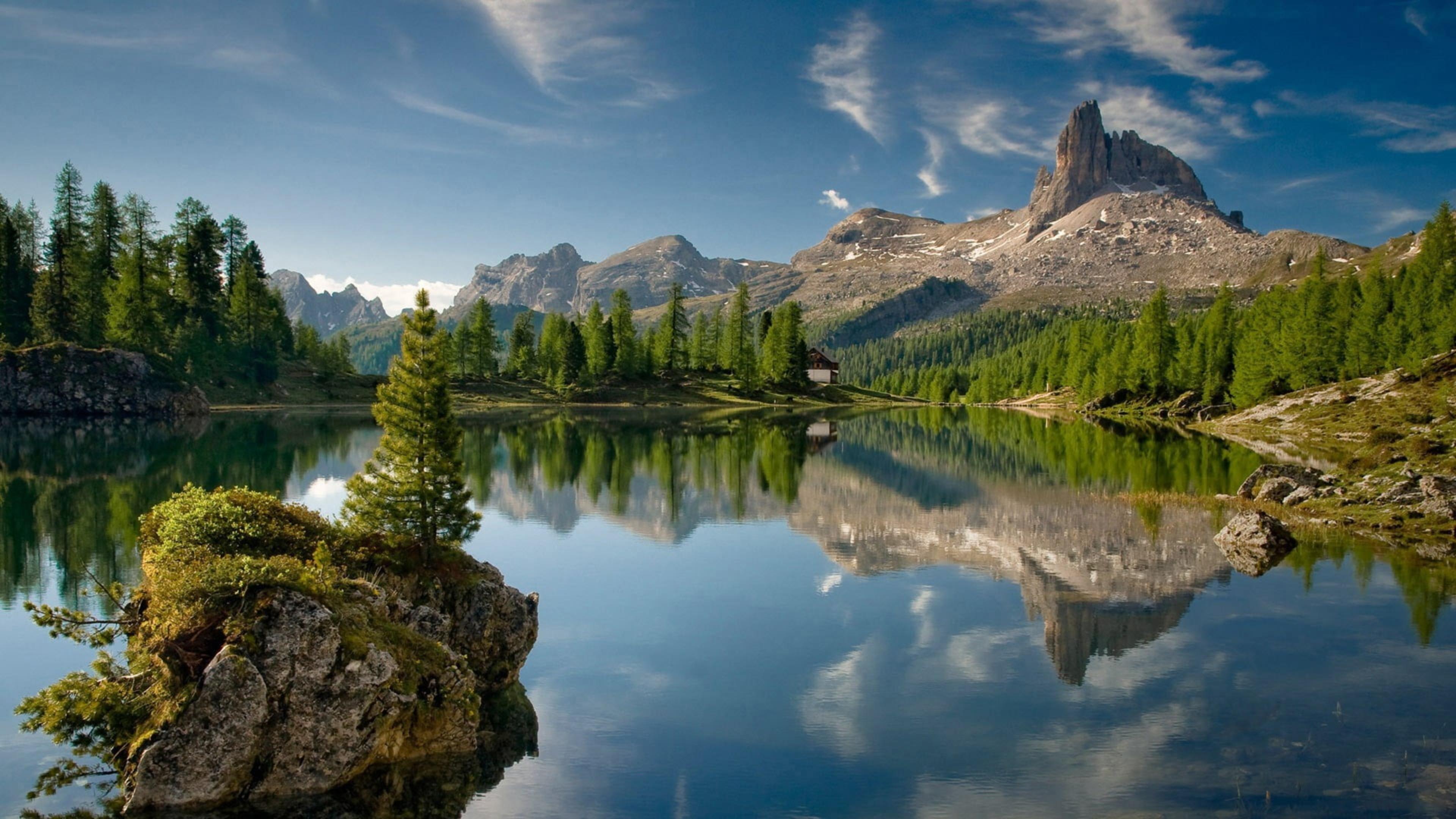3840 x 2160 · jpeg - Mountain With Lake Stunning Bing 4K Wallpaper - ZeeOii