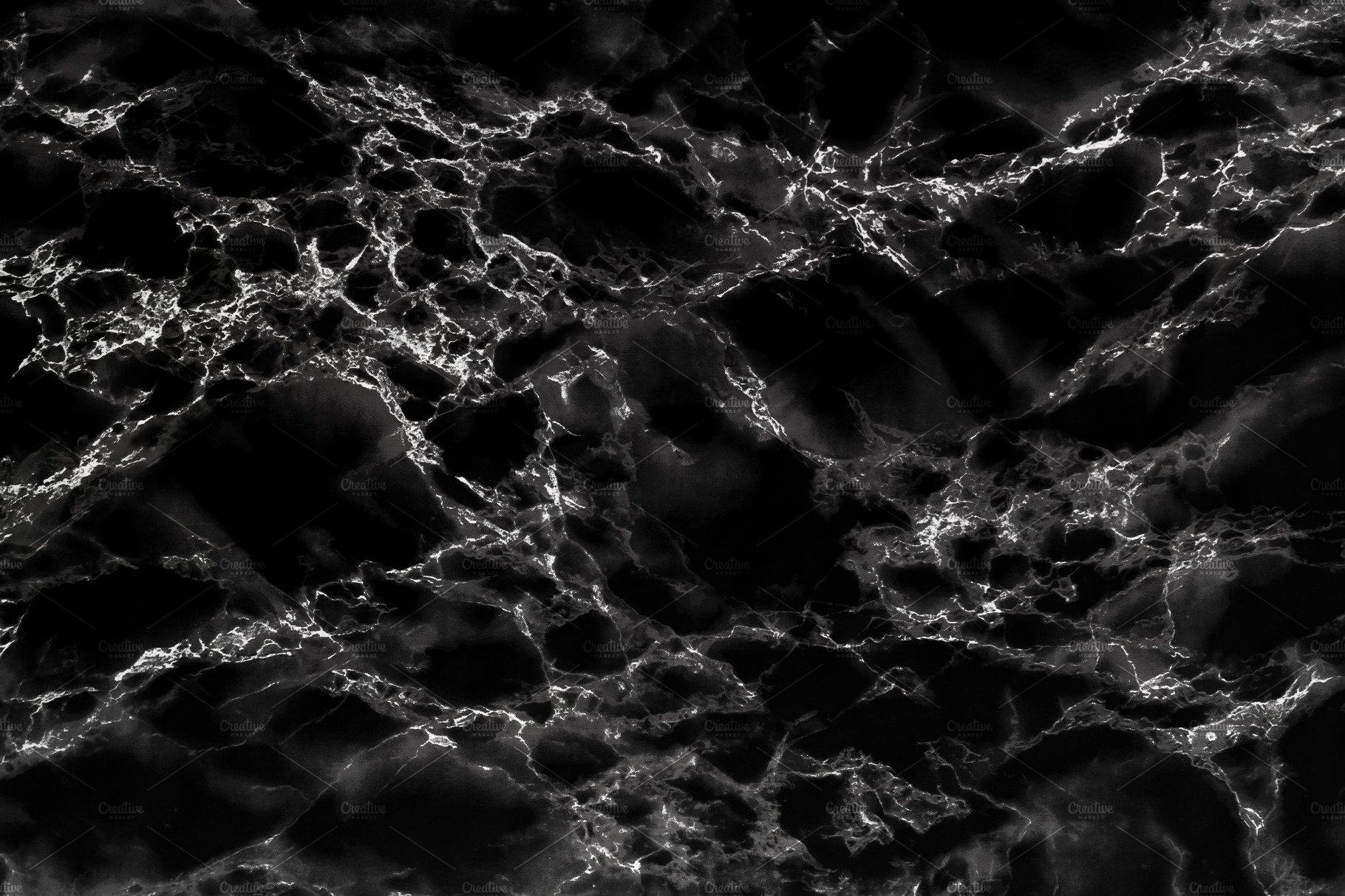 1820 x 1213 · jpeg - Black Marble Background Patter ~ Abstract Photos ~ Creative Market