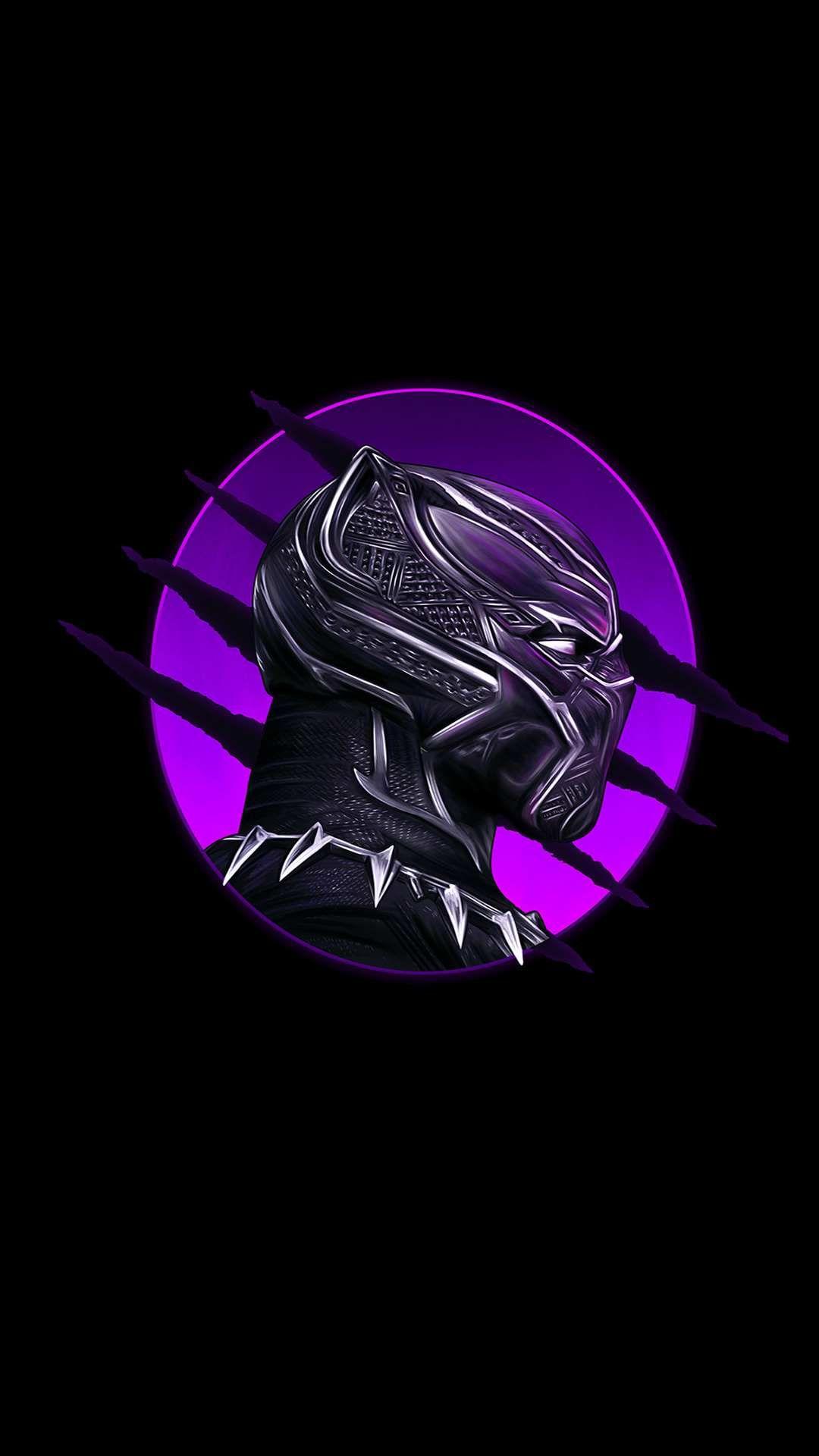 1080 x 1920 · jpeg - Black Panther Logo Android Wallpapers - Wallpaper Cave