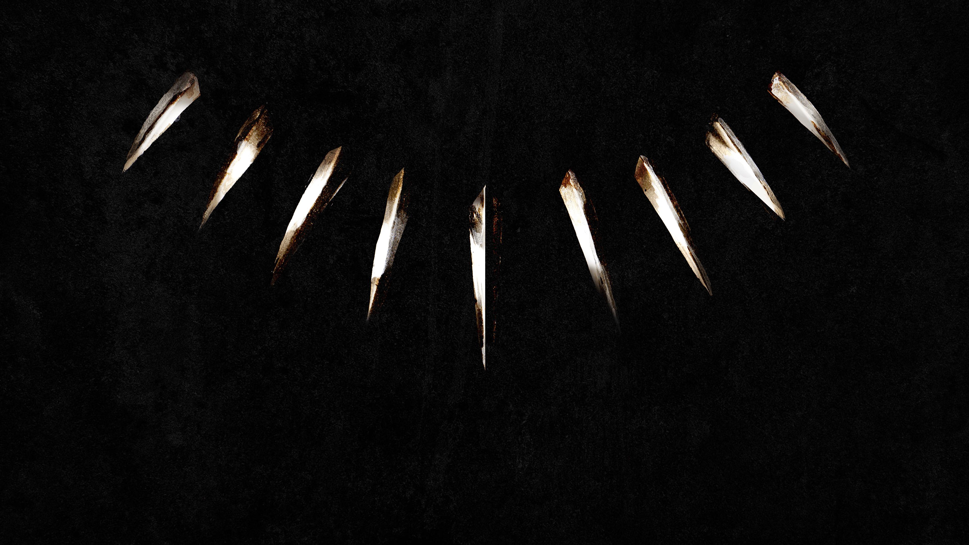 3840 x 2160 · png - Black Panther Logo Wallpapers - Wallpaper Cave