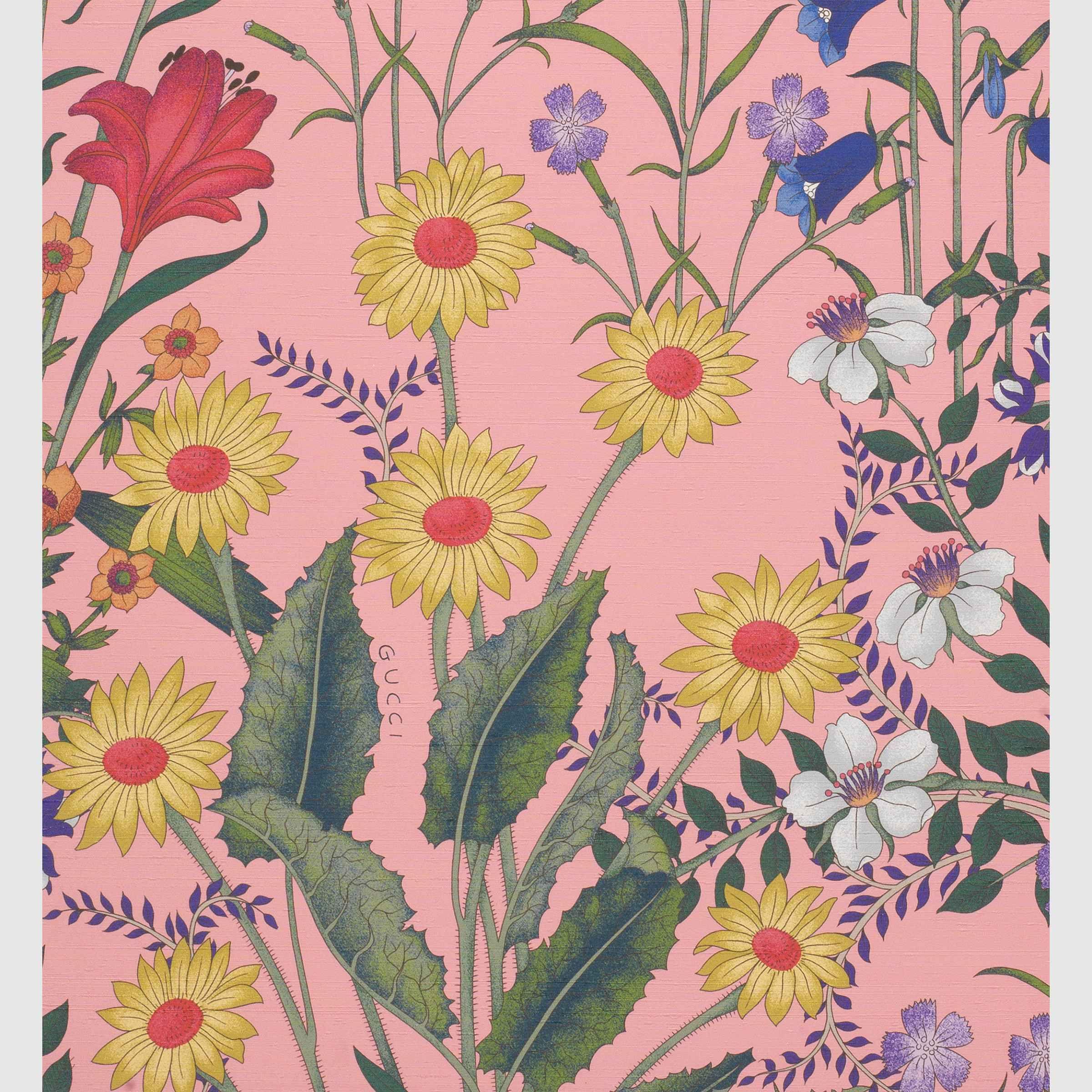 2400 x 2400 · jpeg - Gucci New Flora print wallpaper | Print wallpaper, Flora print, Wallpaper