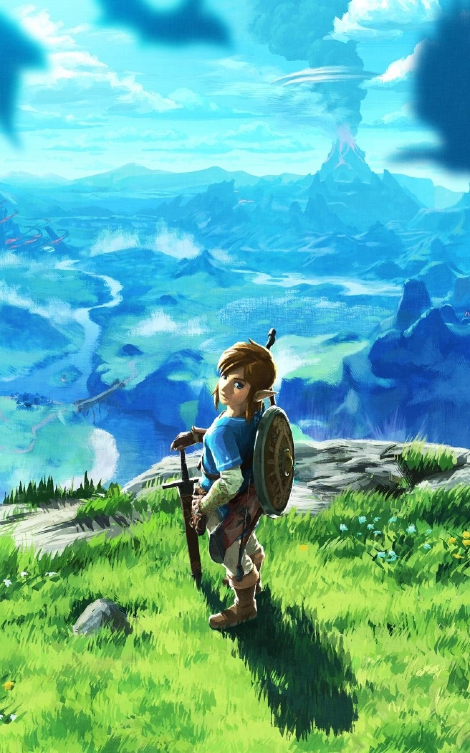 1600 x 2560 · jpeg - Download 1600x2560 The Legend Of Zelda: Breath Of The Wild, Link ...