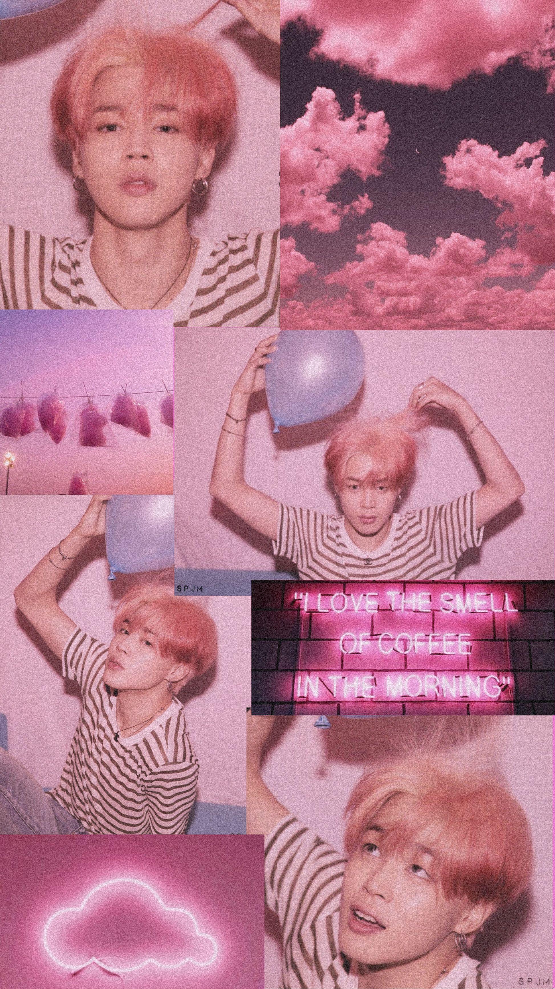 1947 x 3465 · jpeg - Jimin BTS aesthetic wallpaper pink