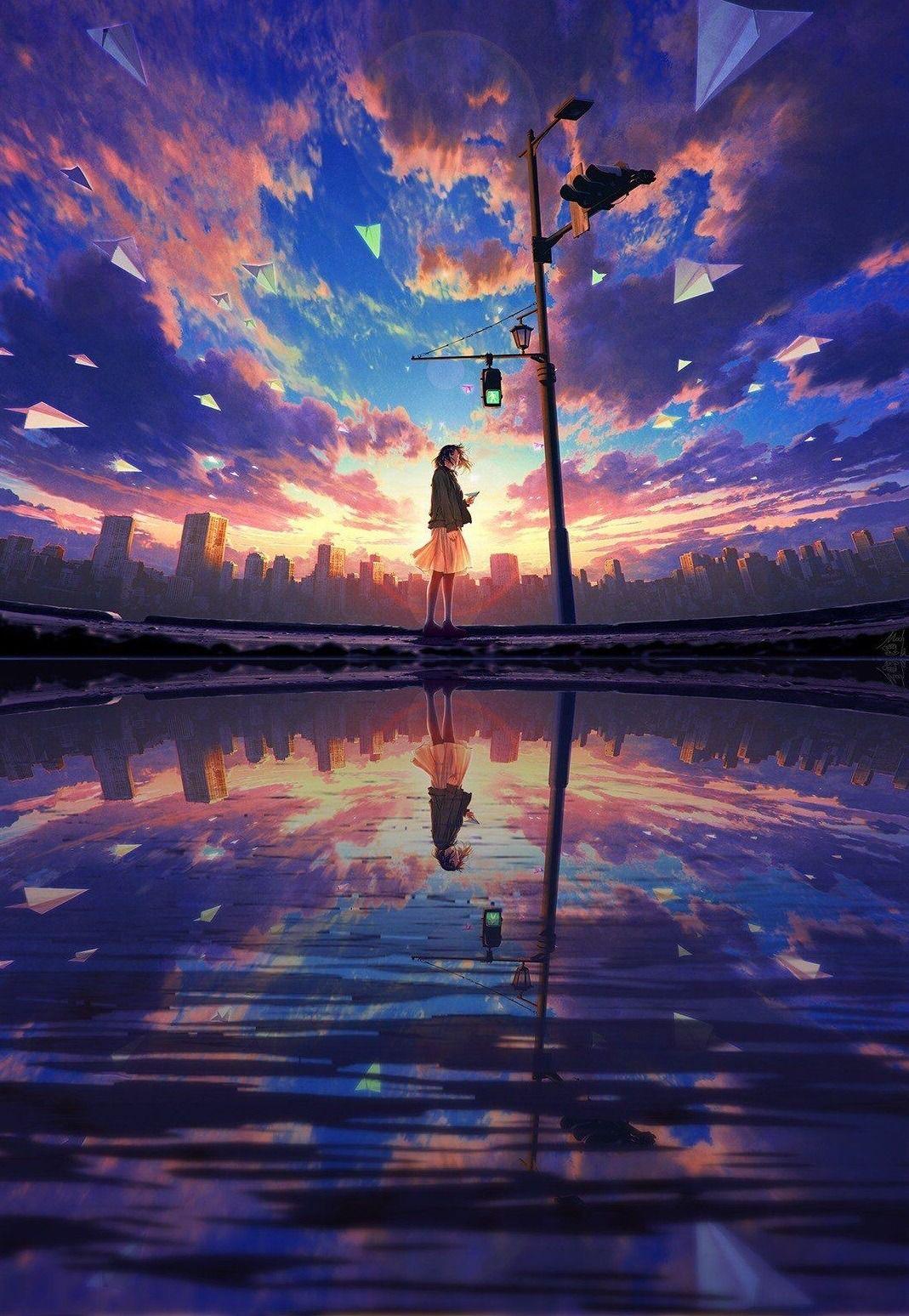 1069 x 1548 · jpeg - Calm Anime Wallpapers - Top Free Calm Anime Backgrounds - WallpaperAccess