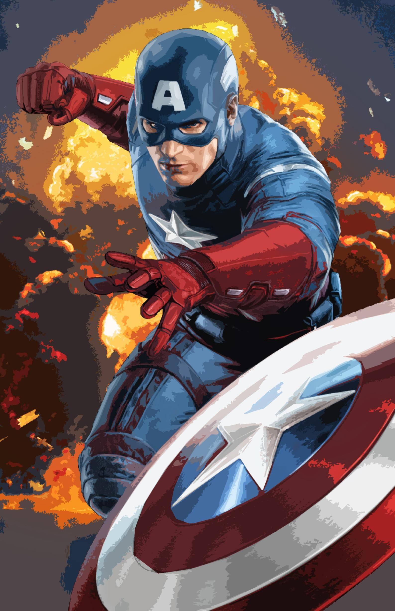 1588 x 2454 · jpeg - Captain America Illustration 7 Superhero Movie Comicbook | Etsy ...