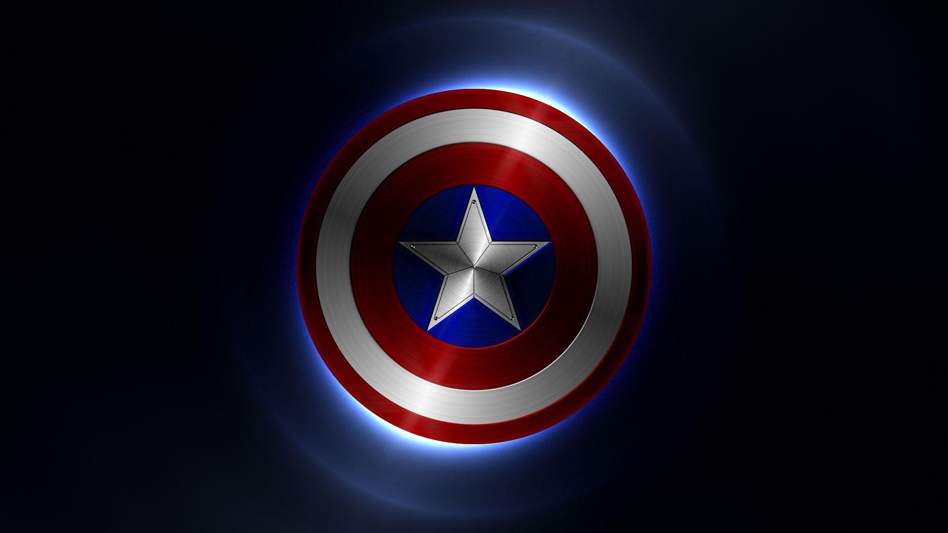 1920 x 1080 · jpeg - Captain America Logo Wallpapers - Top Free Captain America Logo ...