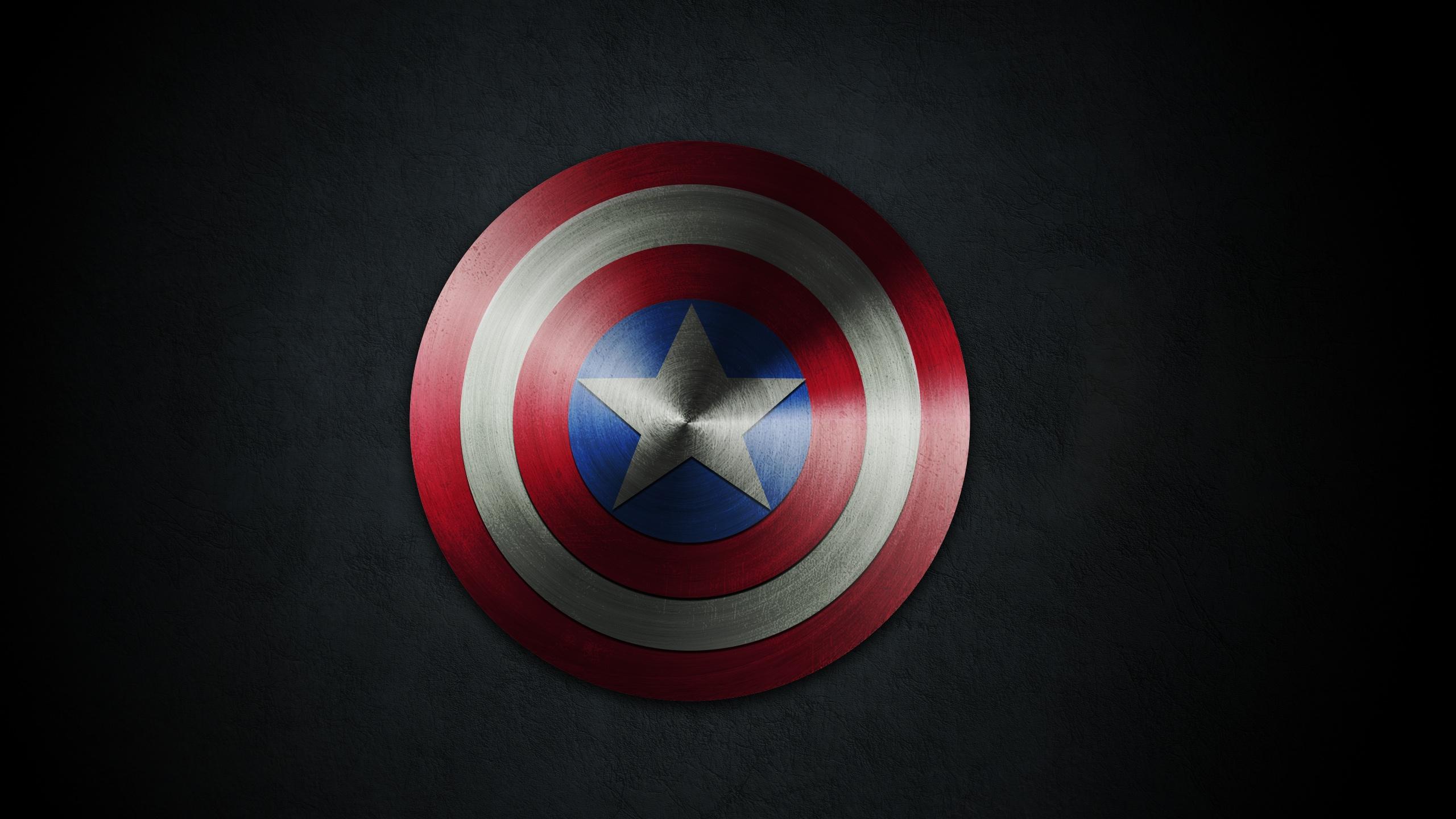 2560 x 1440 · jpeg - Captain America Logo Wallpaper - WallpaperSafari