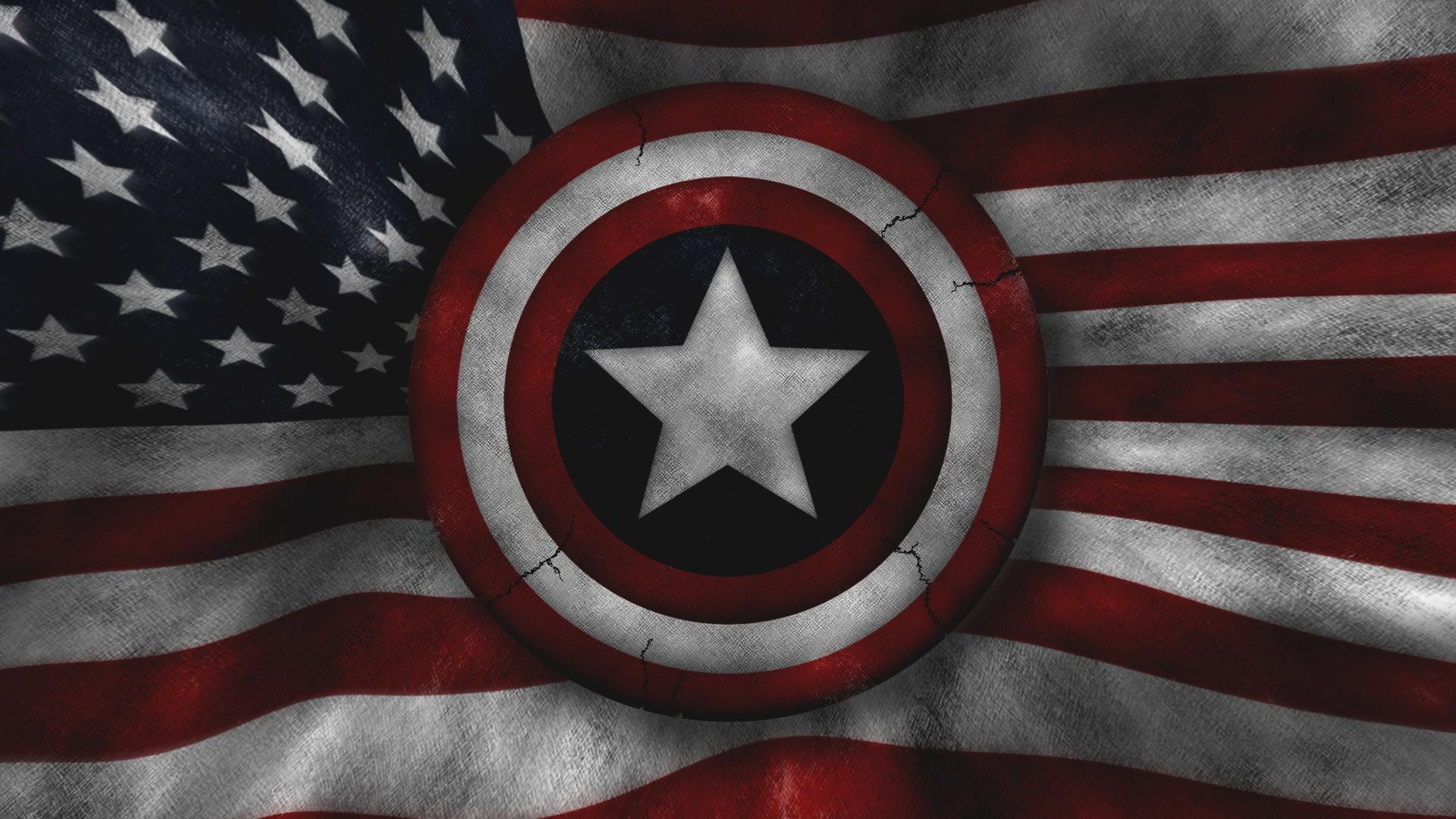 1920 x 1080 · jpeg - Captain America Logo Wallpaper - HD Wallpapers