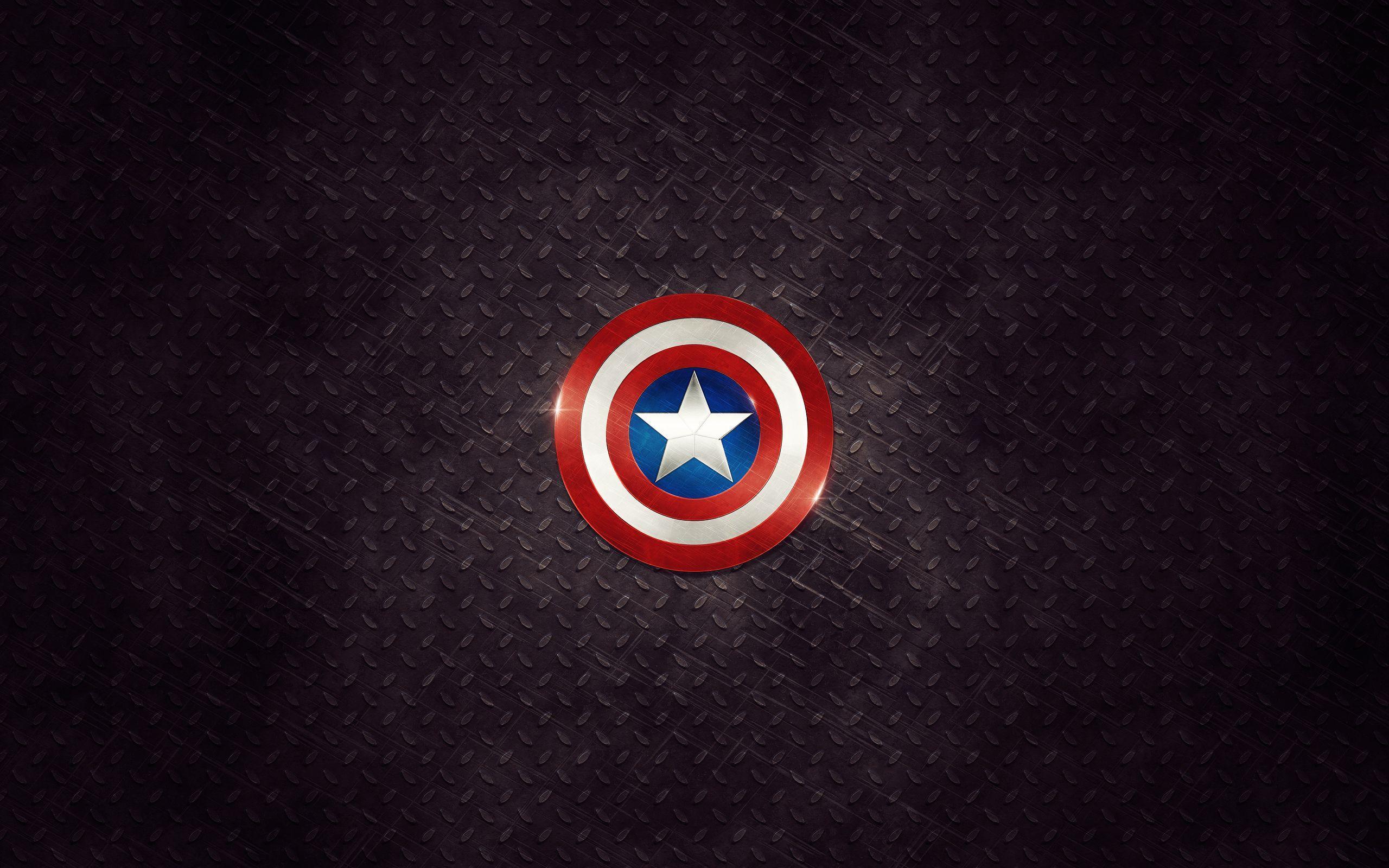 2560 x 1600 · jpeg - Captain America Logo Wallpapers - Wallpaper Cave