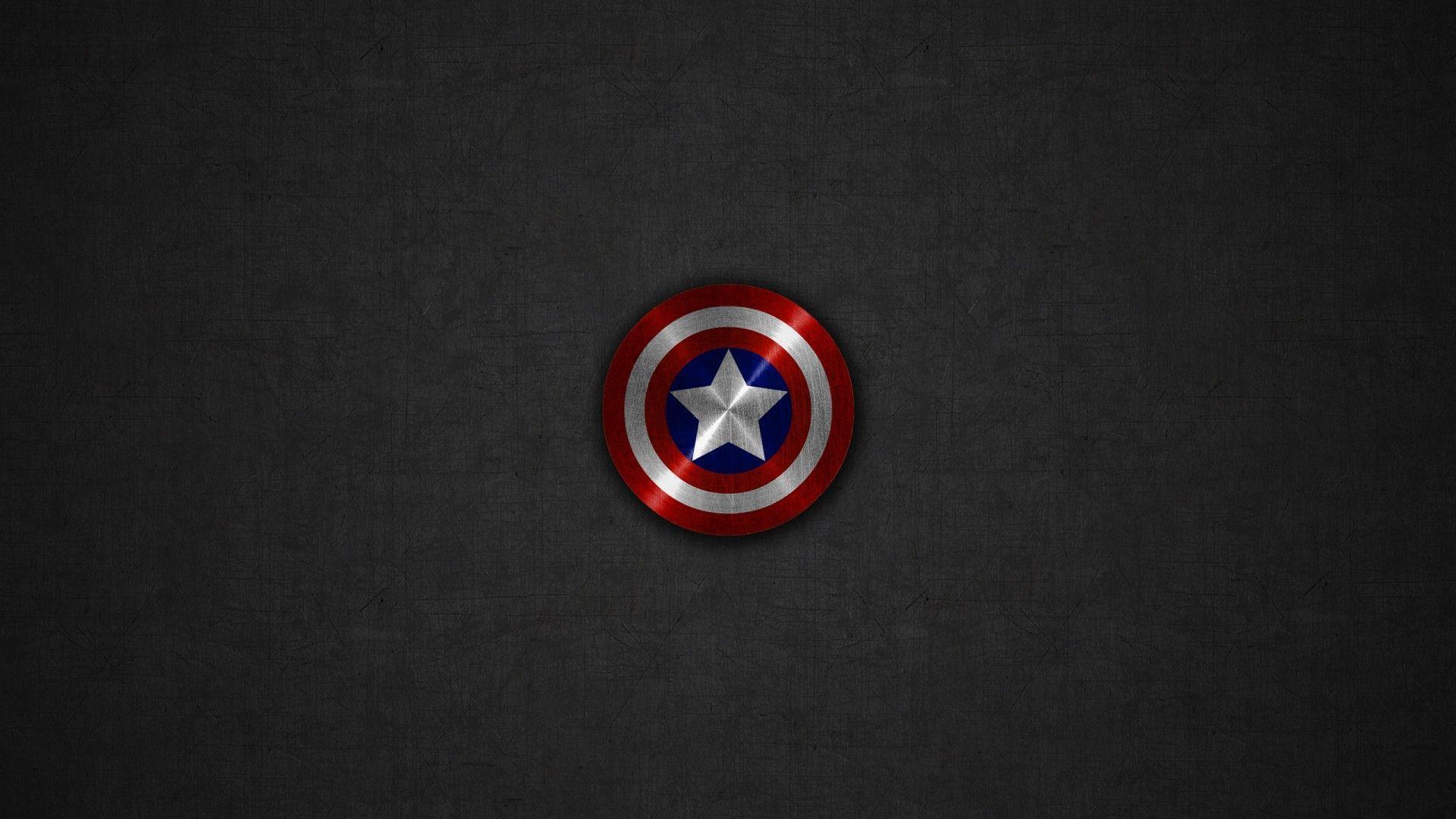 1920 x 1080 · jpeg - Captain America Logo Wallpapers - Wallpaper Cave