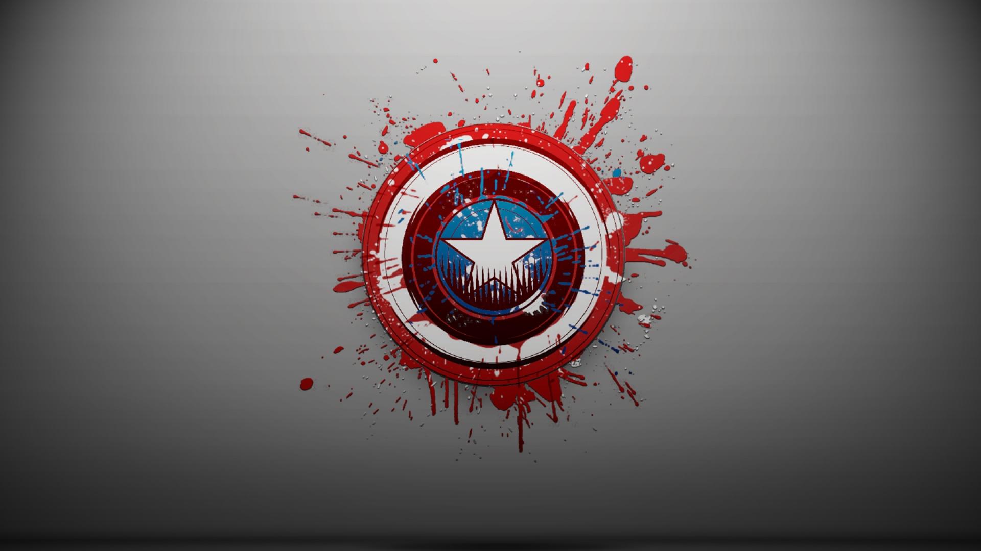 1920 x 1080 · jpeg - Captain America Logo wallpaper - HD Wallpapers