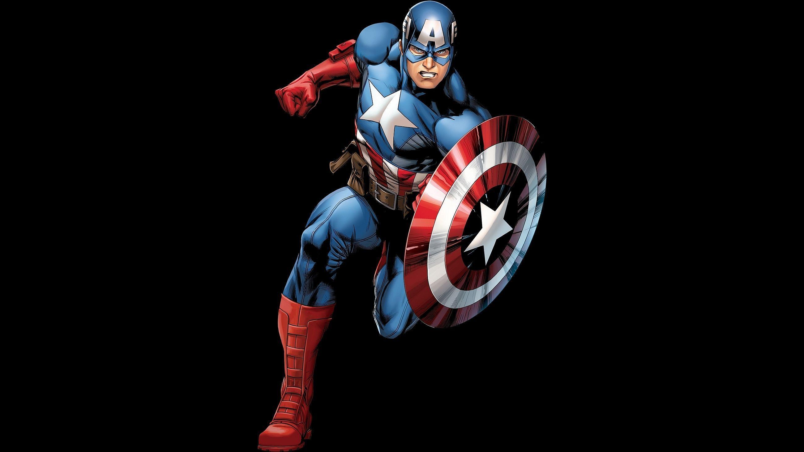 2600 x 1462 · jpeg - Captain America Logo Wallpapers - Wallpaper Cave