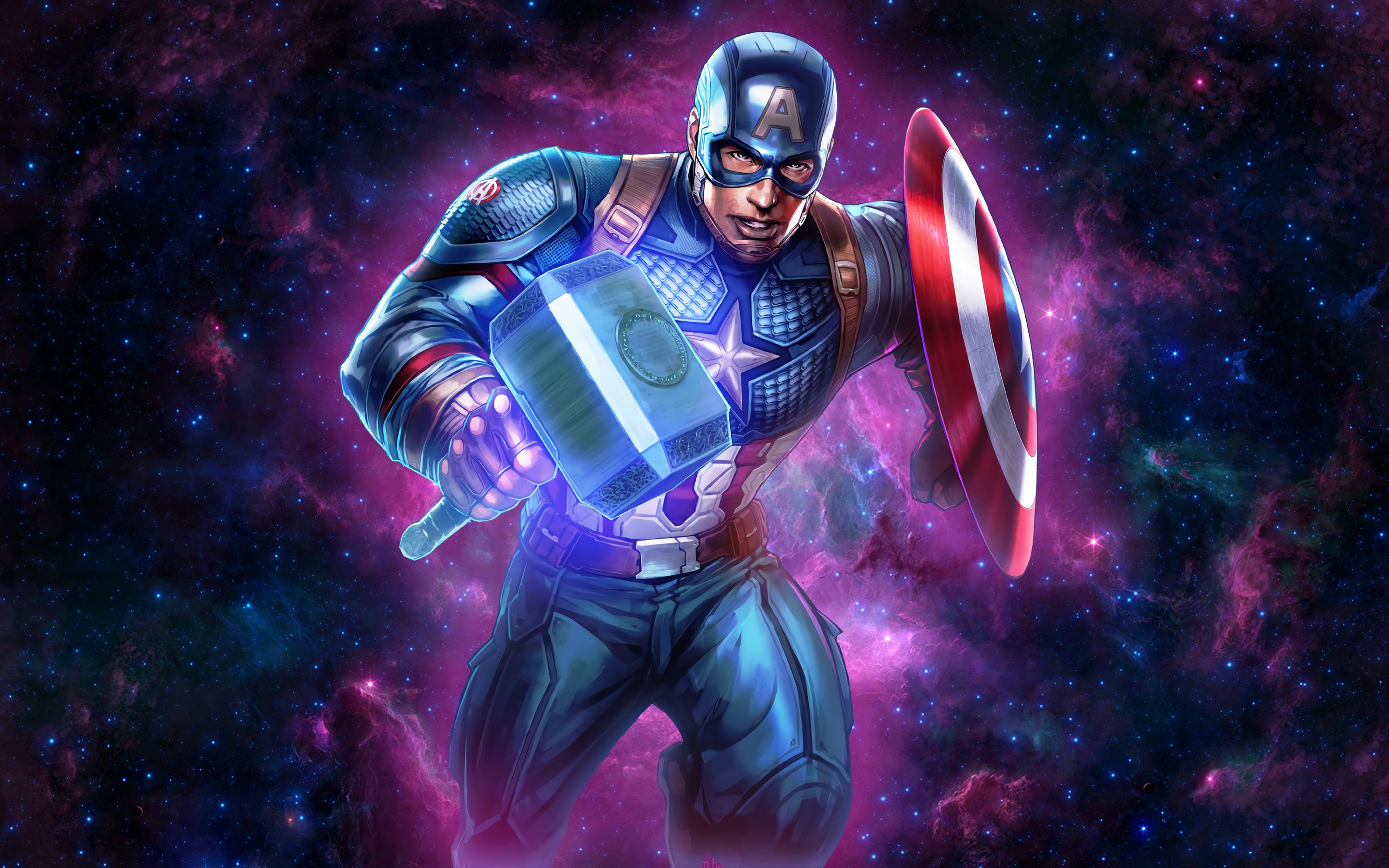 2880 x 1800 · png - Captain America Mjolnir Desktop Wallpaper 2880x1800 : marvelstudios
