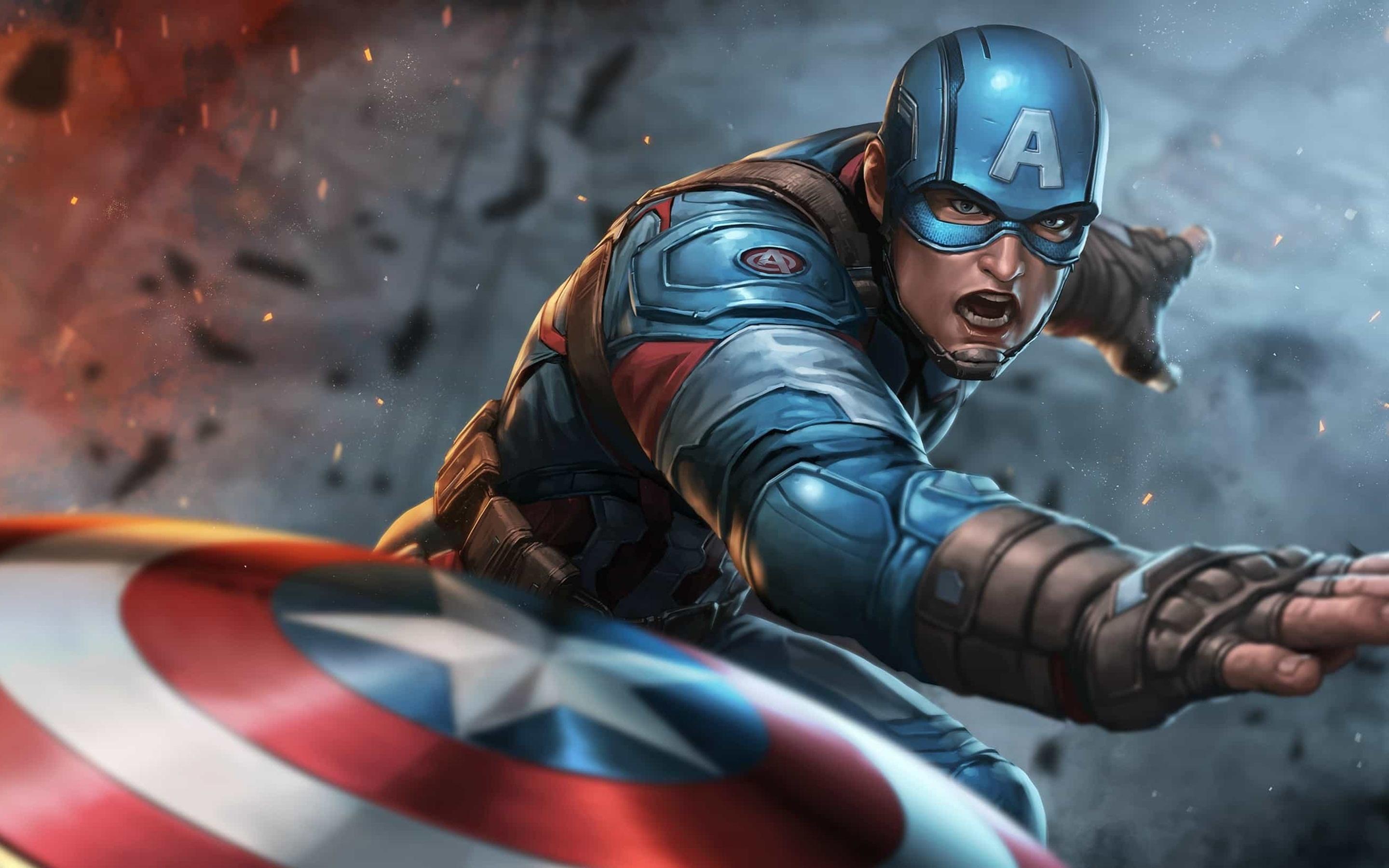 2880 x 1800 · jpeg - Captain America Wallpaper HD 37888 - Baltana