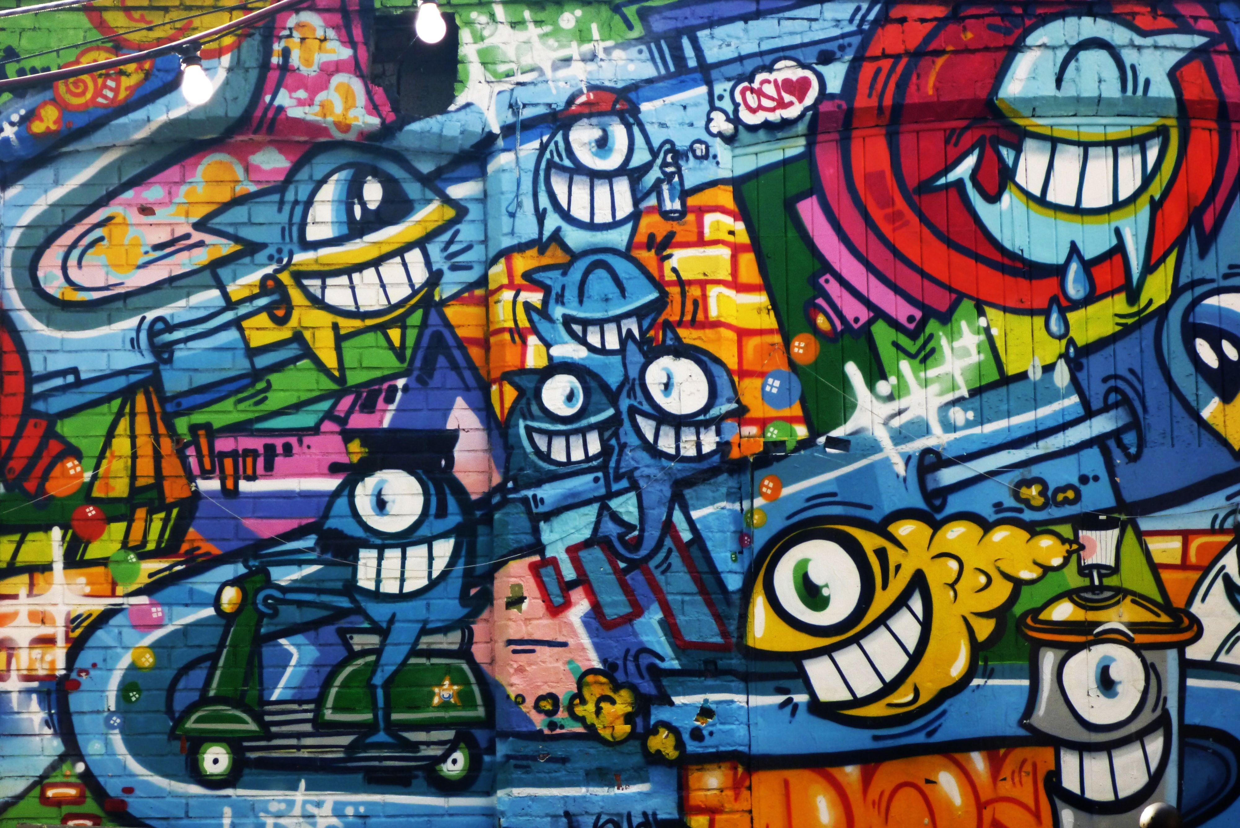 4000 x 2672 · jpeg - Graffiti Cartoon Wallpapers - Top Free Graffiti Cartoon Backgrounds ...