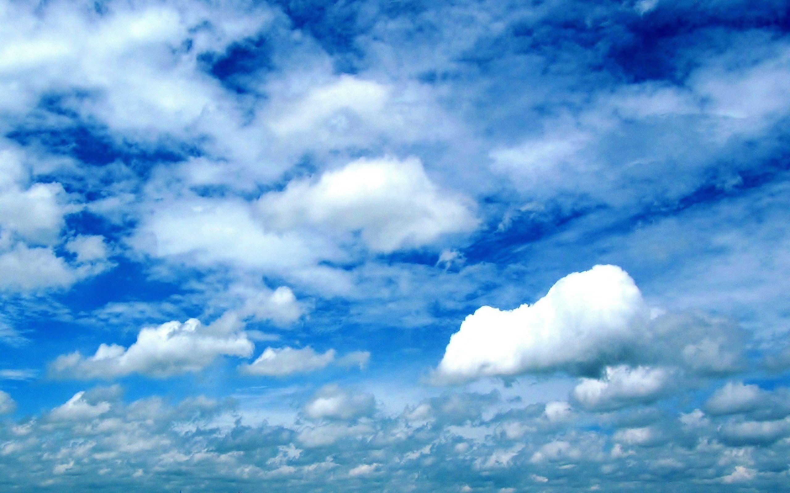 2560 x 1600 · jpeg - Blue Sky and Clouds HD Wallpaper | Background Image | 2560x1600 | ID ...