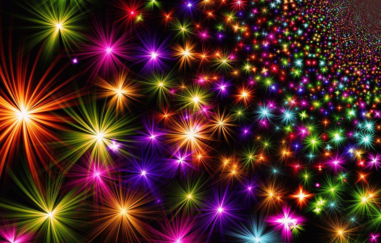 1332 x 850 · jpeg - Colorful Star Lights Wallpapers - Wallpaper Cave
