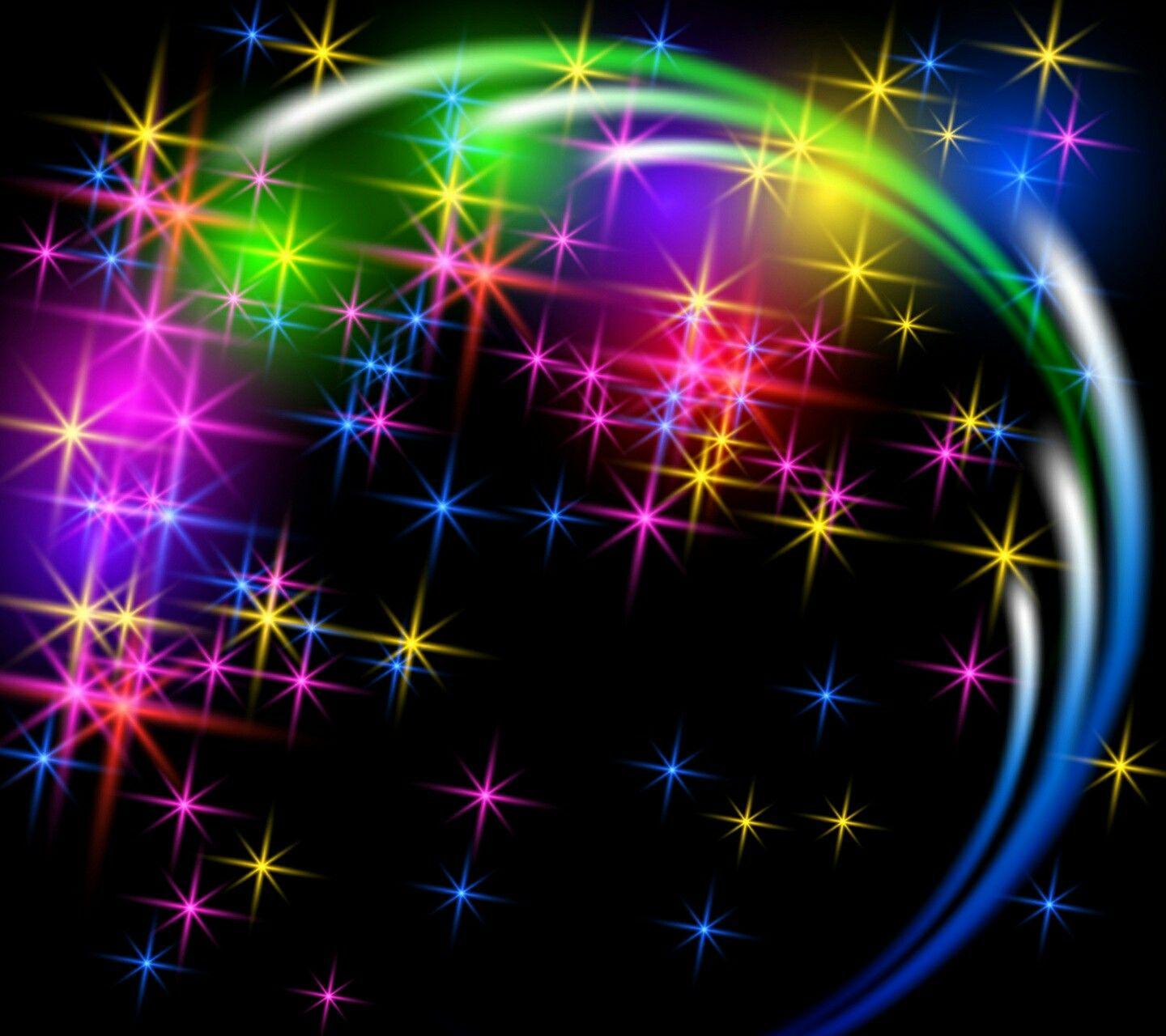 1440 x 1280 · jpeg - Colorful stars | Rainbow background, Neon wallpaper, Background
