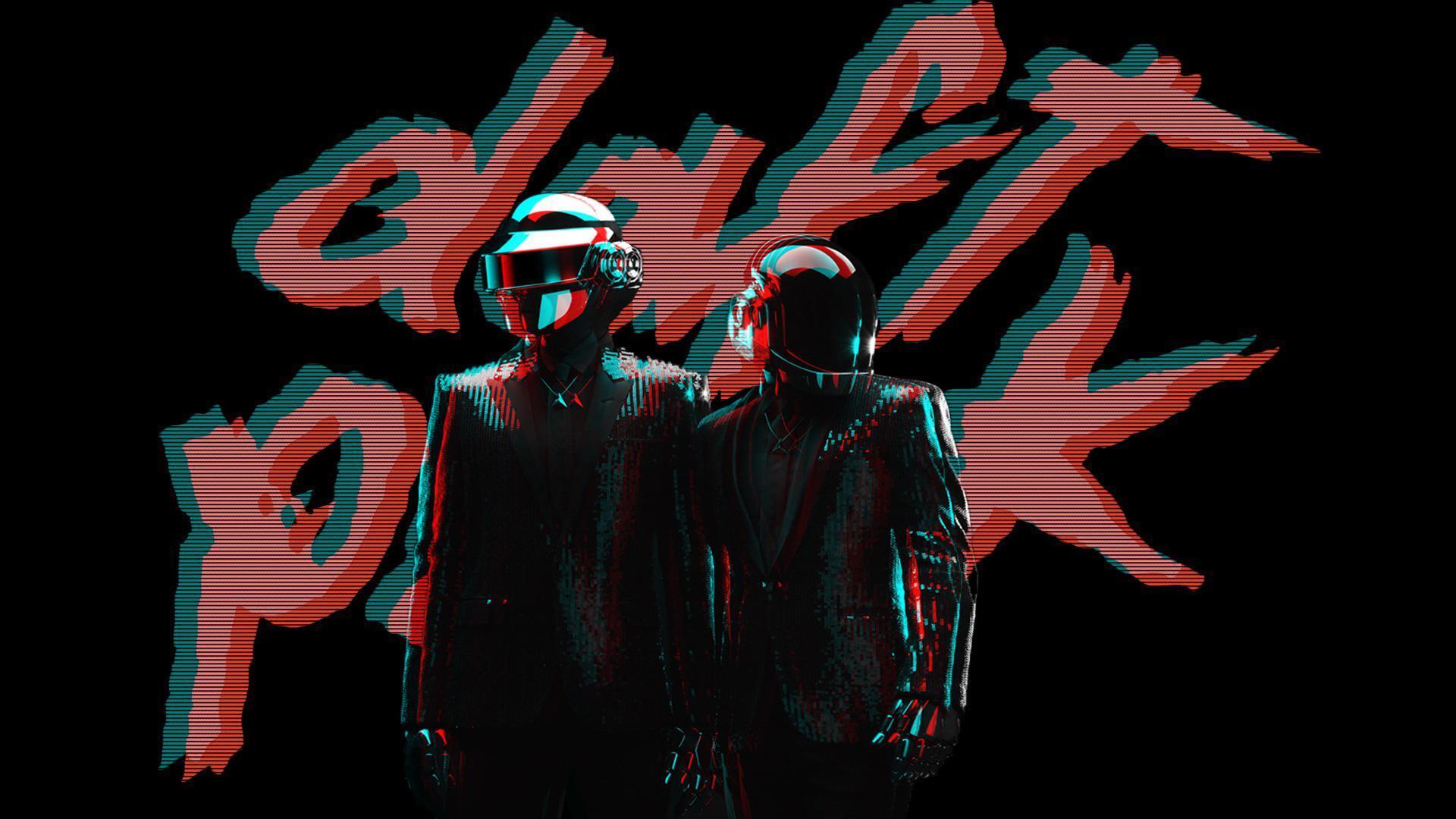 1920 x 1080 · jpeg - Cool glitchy daft punk wallpaper I whipped up today in photoshop ...