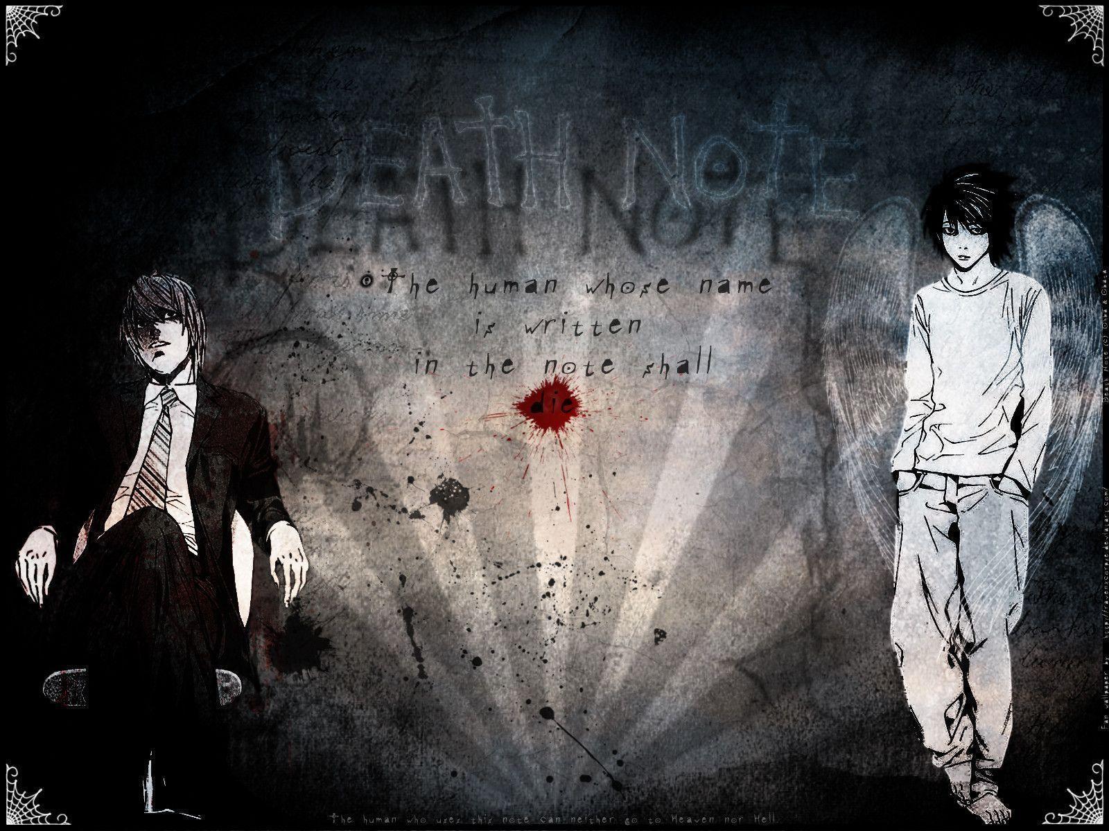 1600 x 1200 · jpeg - Death Note Backgrounds - Wallpaper Cave