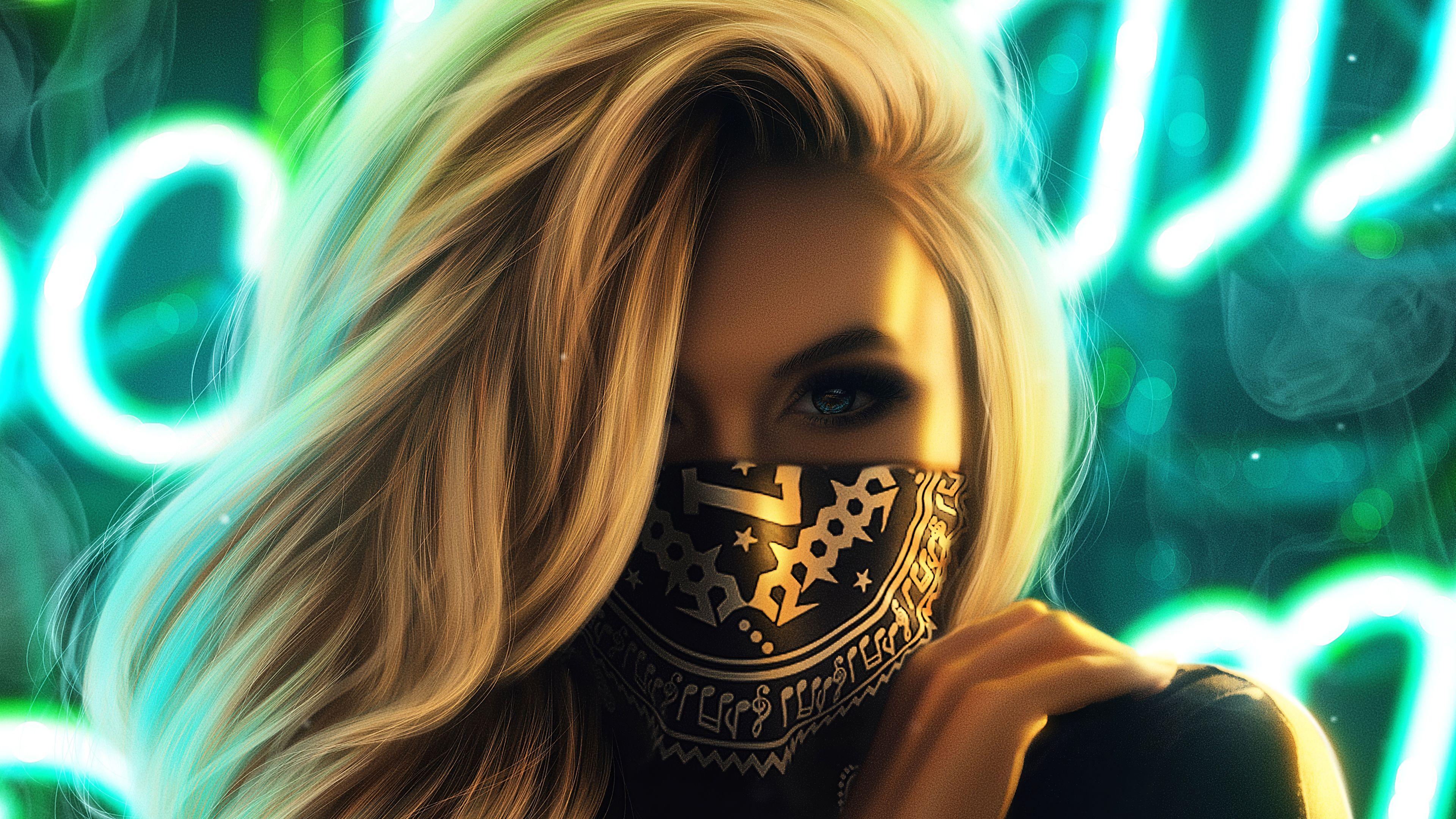 3840 x 2160 · jpeg - Girls With Mask Wallpapers - Wallpaper Cave